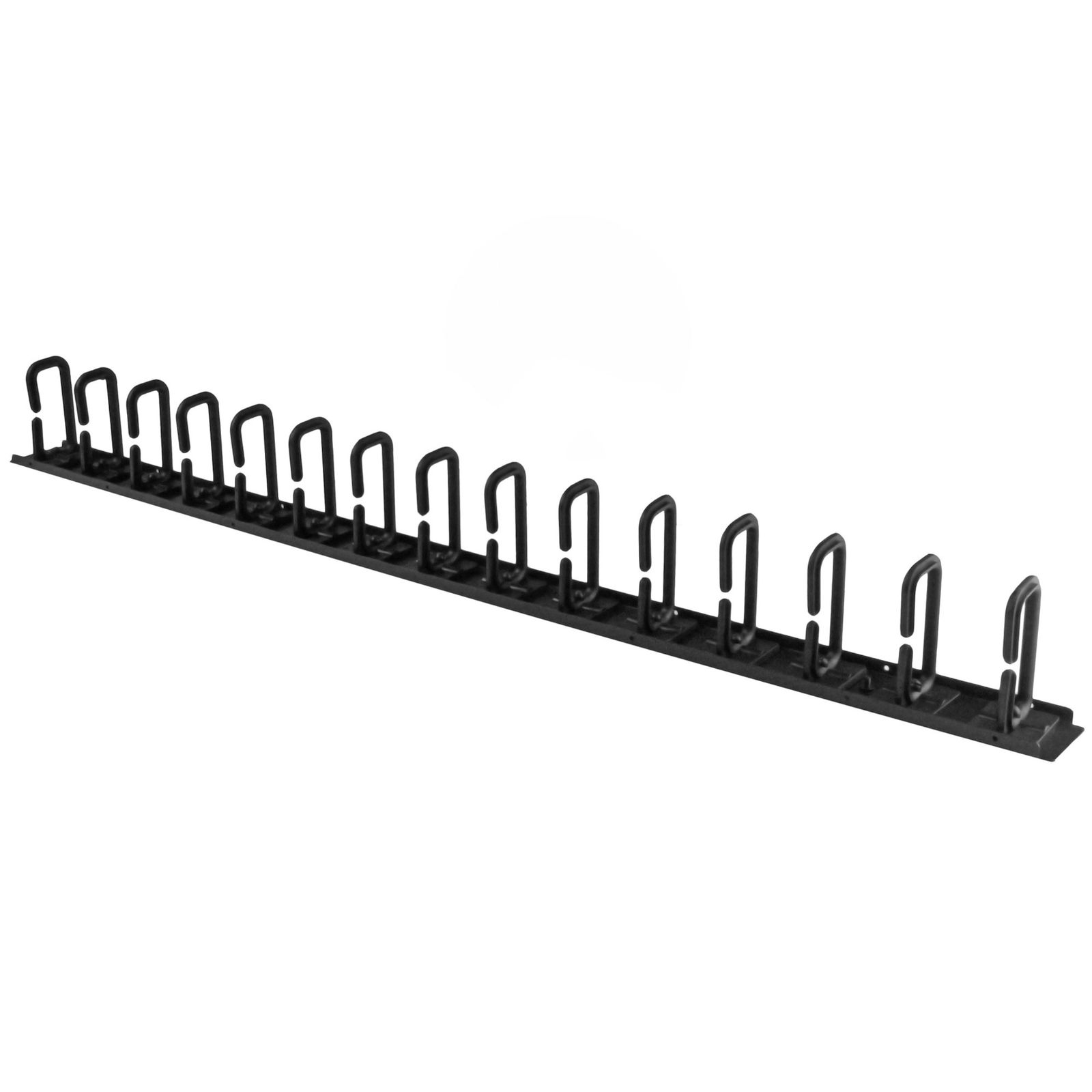 StarTech.com Vertical Cable Organiser with D Hooks 0U 91cm Cable Management Panel
