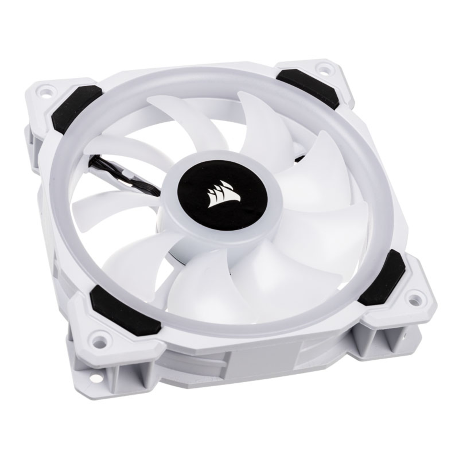 Corsair LL120 120mm RGB LED PWM Fan White Pack of 3 Incl. Lighting Node PRO