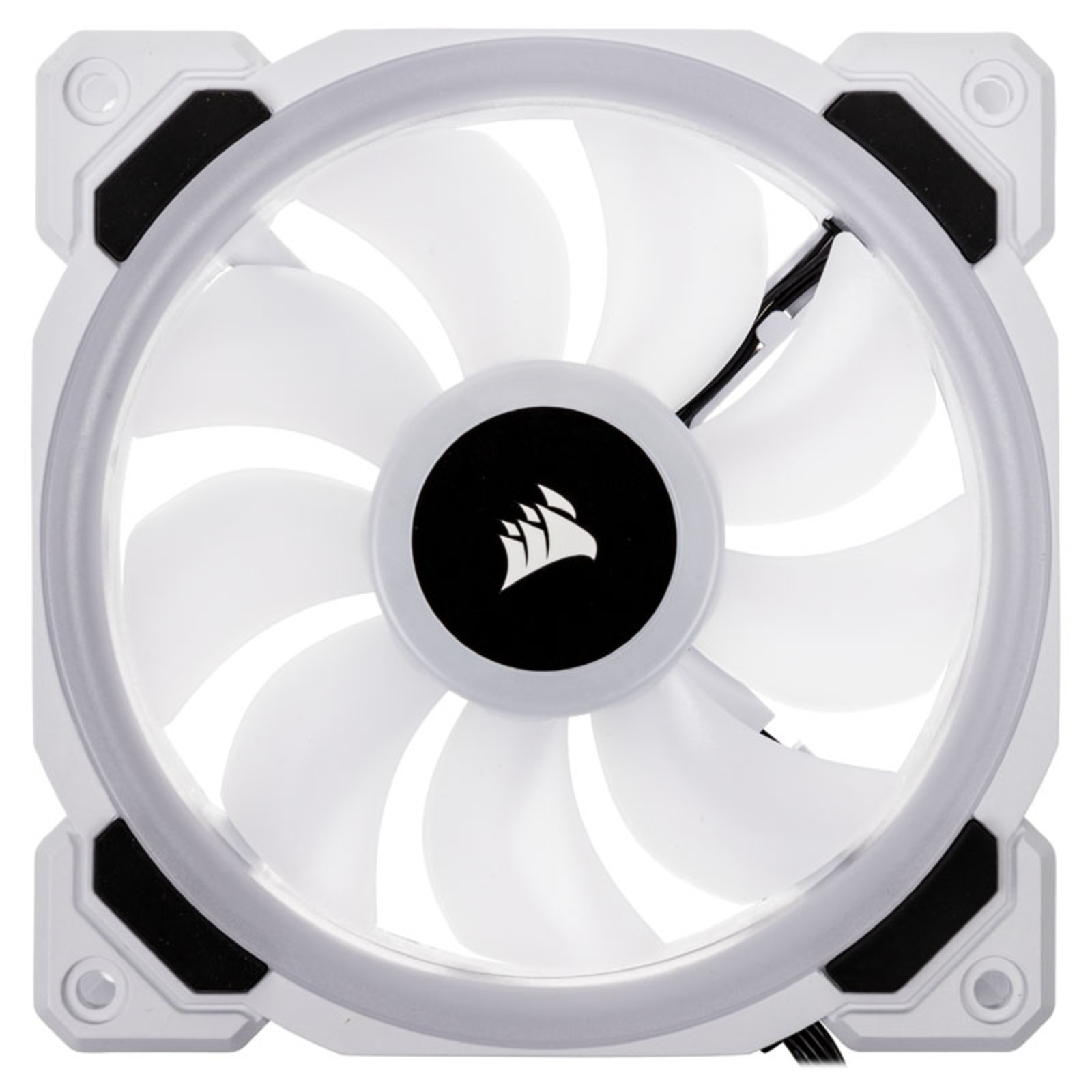 Corsair LL120 120mm RGB LED PWM Fan White Pack of 3 Incl. Lighting Node PRO