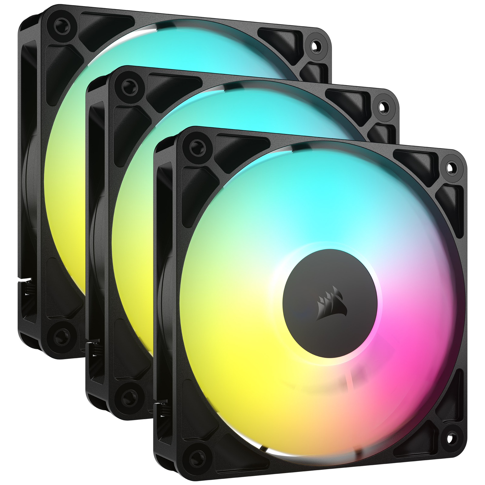 Corsair RS ARGB PWM Fan 3-pack 120mm Black