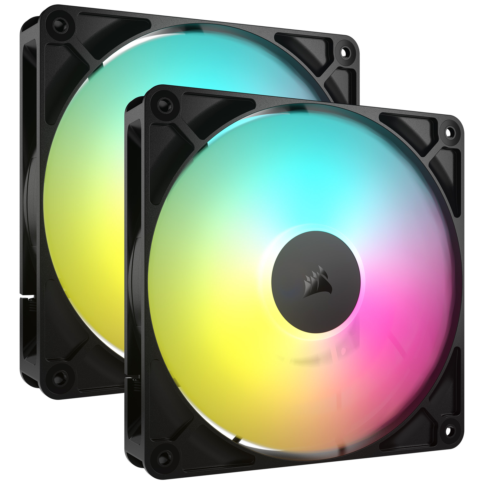 Corsair RS ARGB PWM Fan 2-pack 140mm Black
