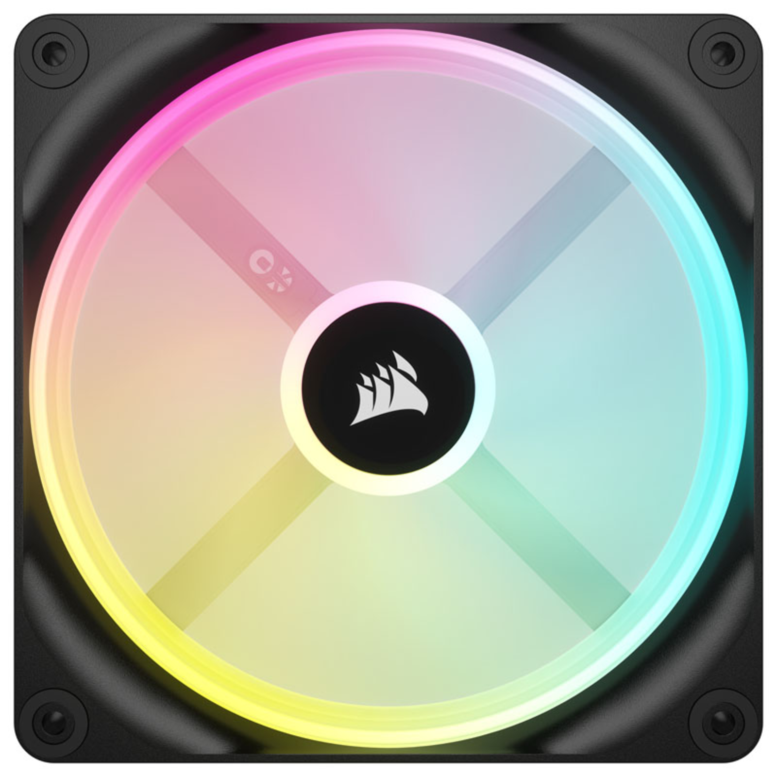 Corsair ICUE LINK QX140 RGB Case Fan with Temperature Sensor 140mm Black
