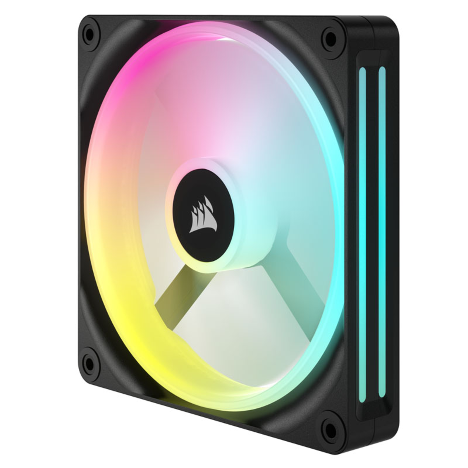 Corsair ICUE LINK QX140 RGB Case Fan with Temperature Sensor 140mm Black