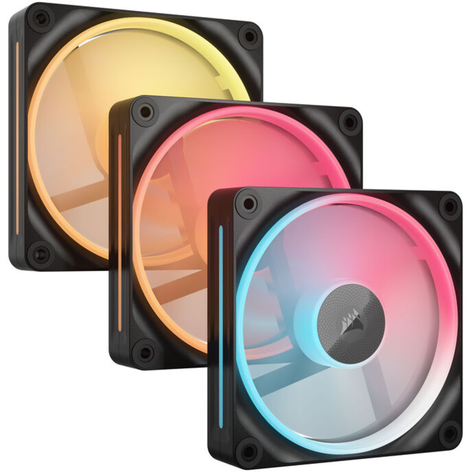 Corsair Case Acc Fan LX120-R RGB 3x12cm Black