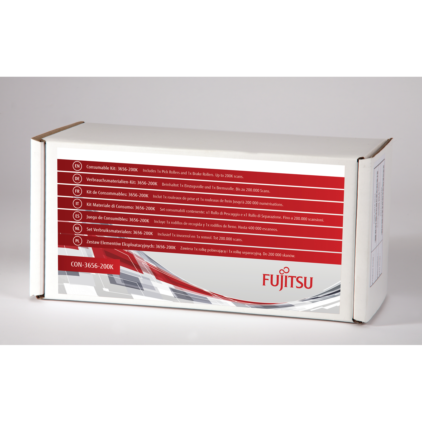 Fujitsu Ricoh Scanner Consumables Kit for Ricoh Fi-800R (CON-3656-200K)