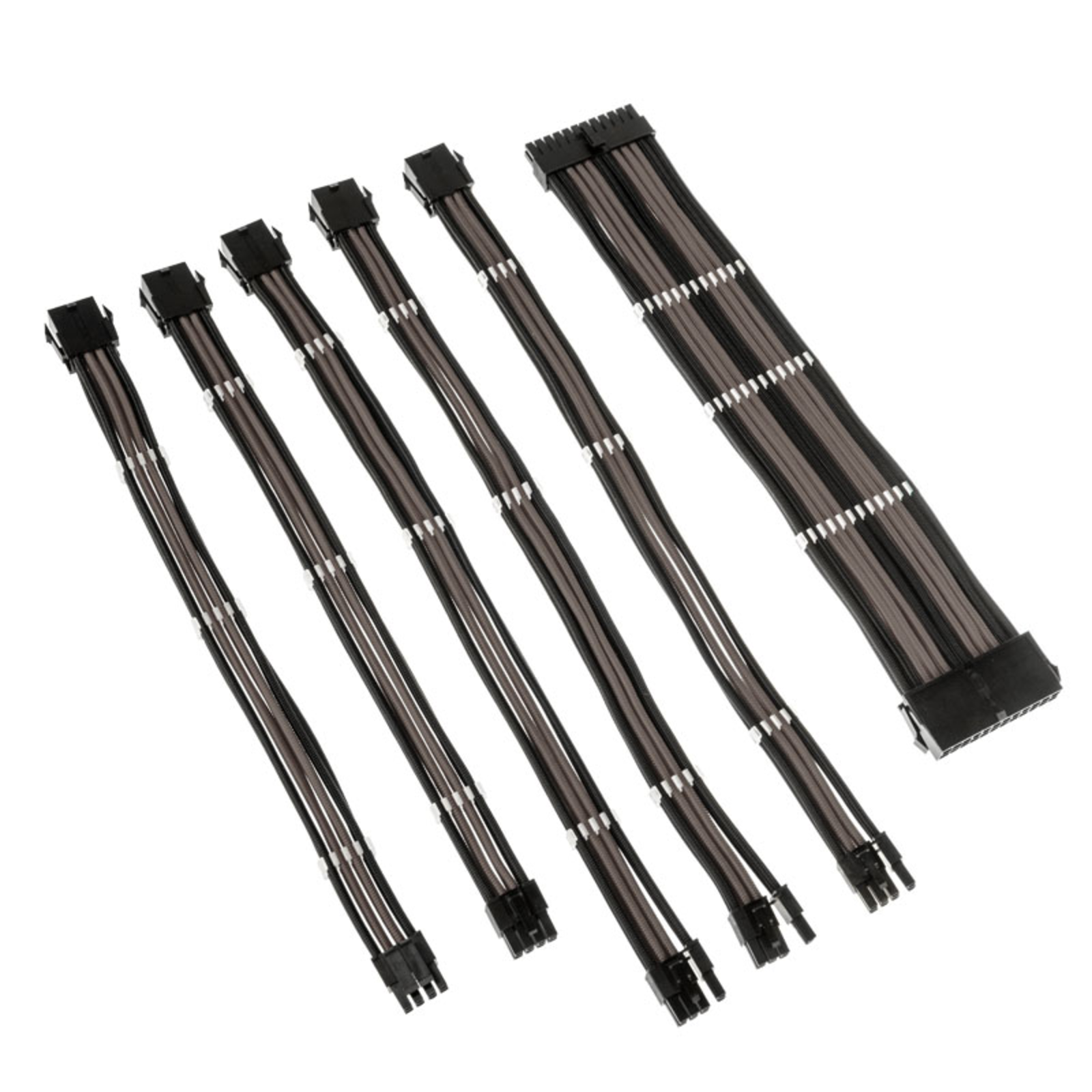 Kolink Core Adept Braided Cable Extension Kit Black/Gunmetal