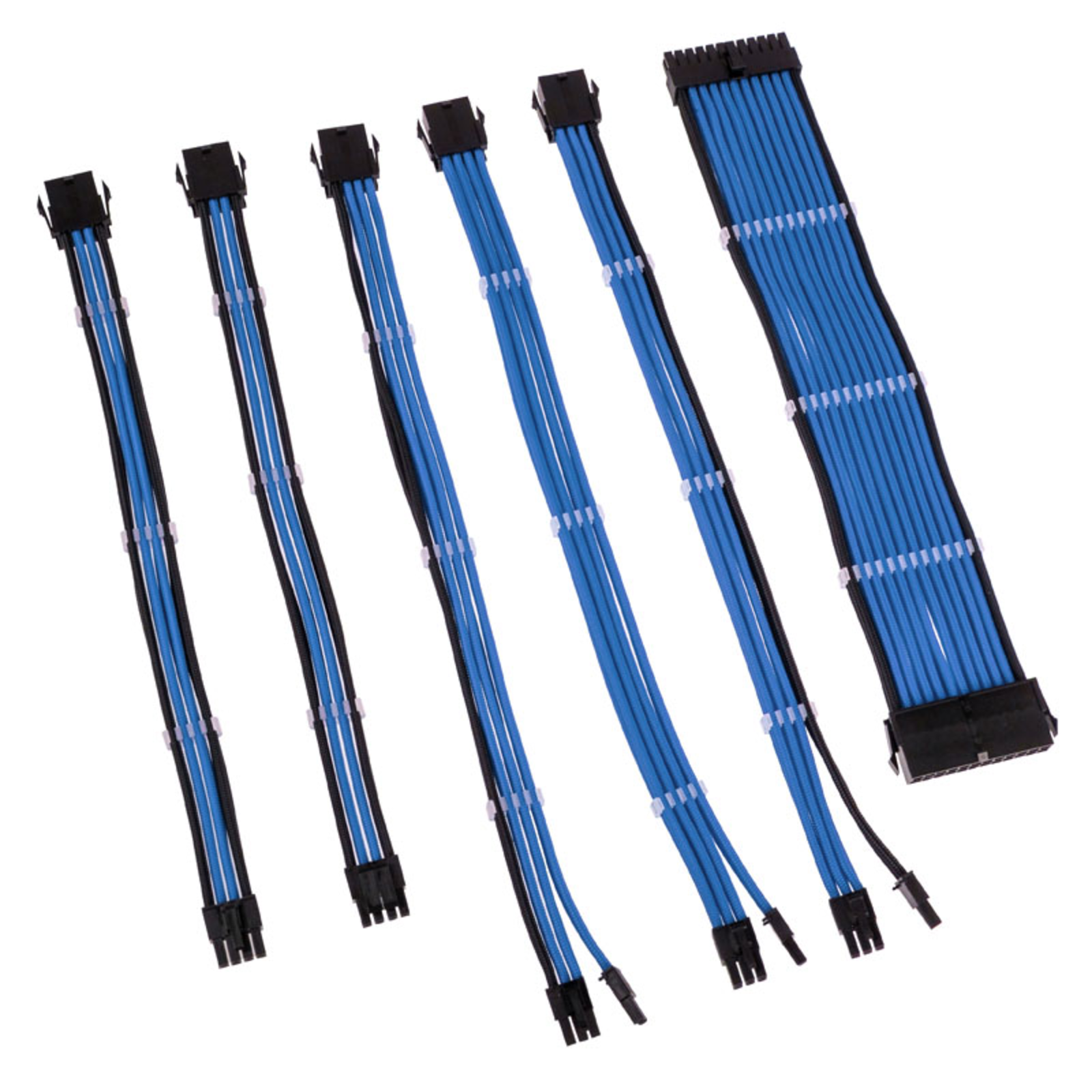 Kolink Core Adept Braided Cable Extension Kit Blue