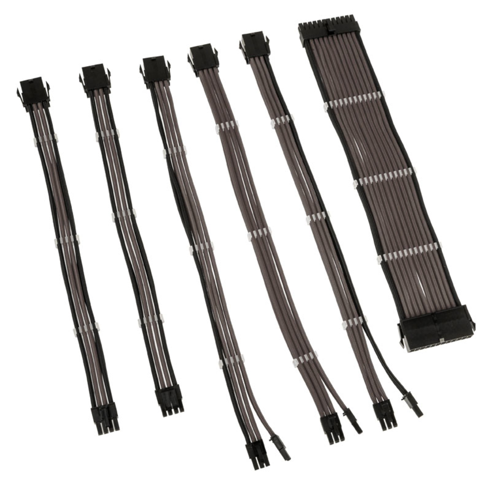 Kolink Core Adept Braided Cable Extension Kit Gunmetal