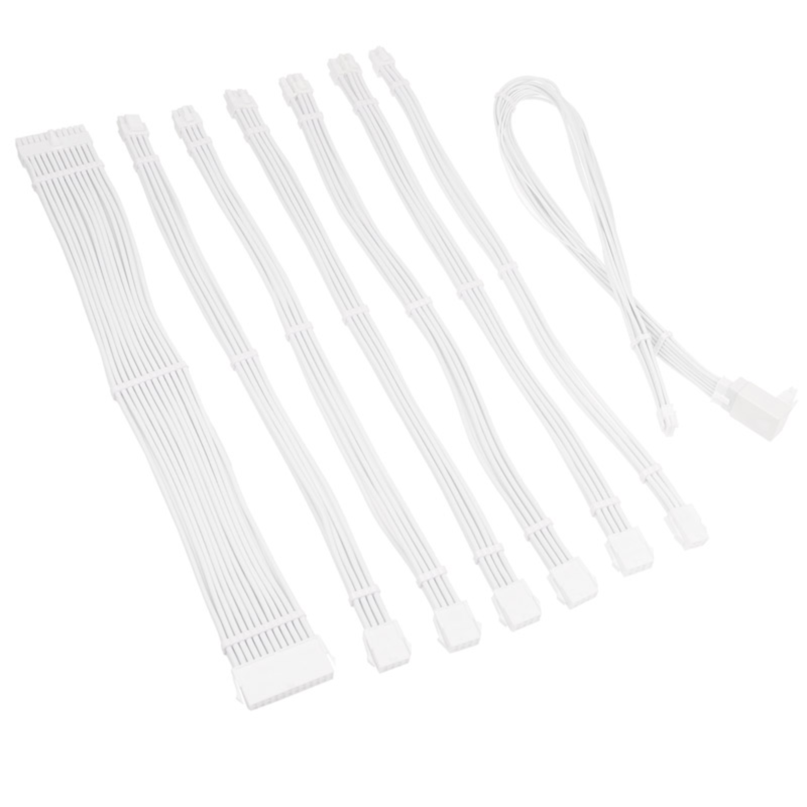 Kolink Core Pro Braided Cable Extension Kit 12V-2x6 Type 1 Brilliant White