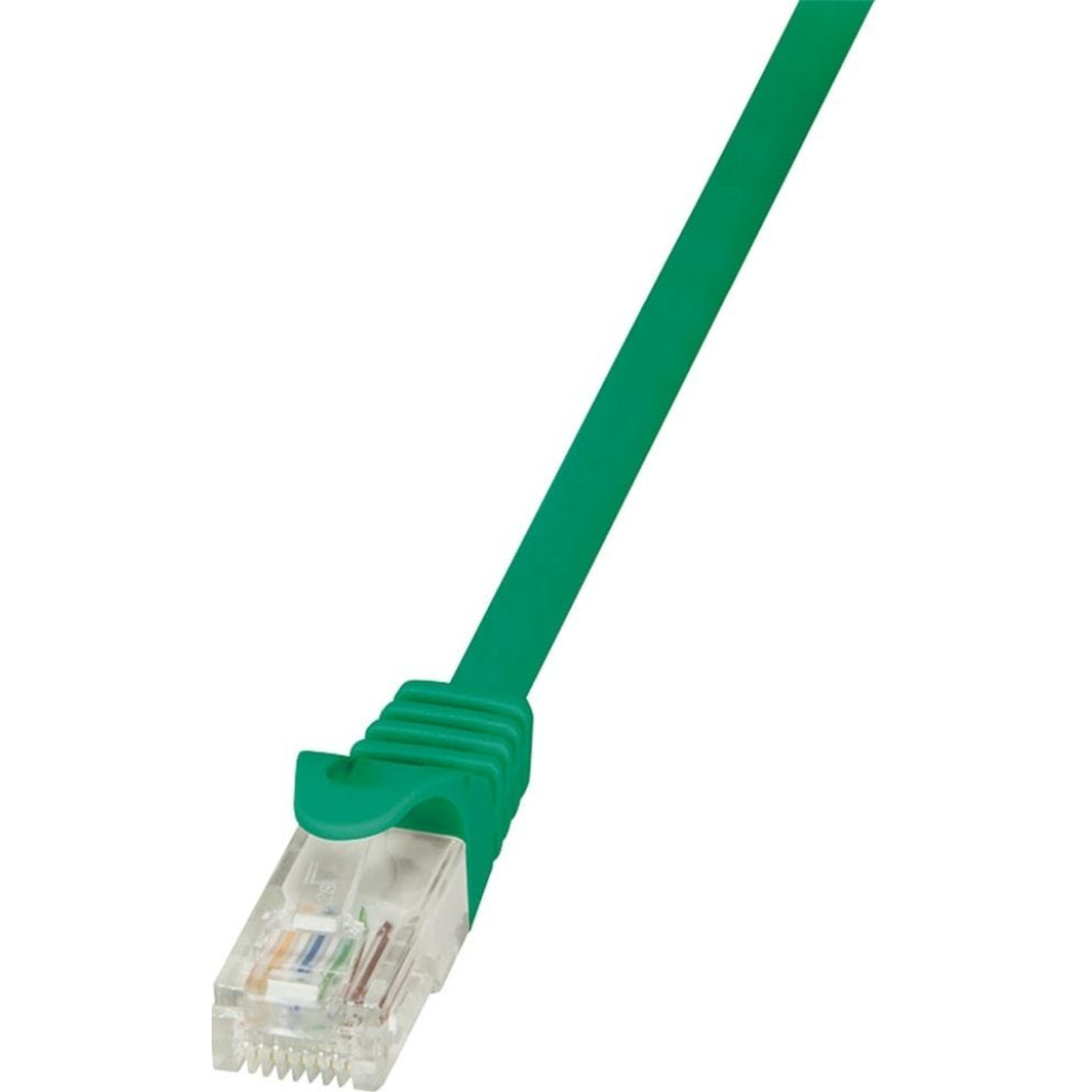 LogiLink CP1016S RJ45 Network Cable Patch CAT 5e F/UTP 0.25 M Blue with Snap-in Predection 1 Pc.