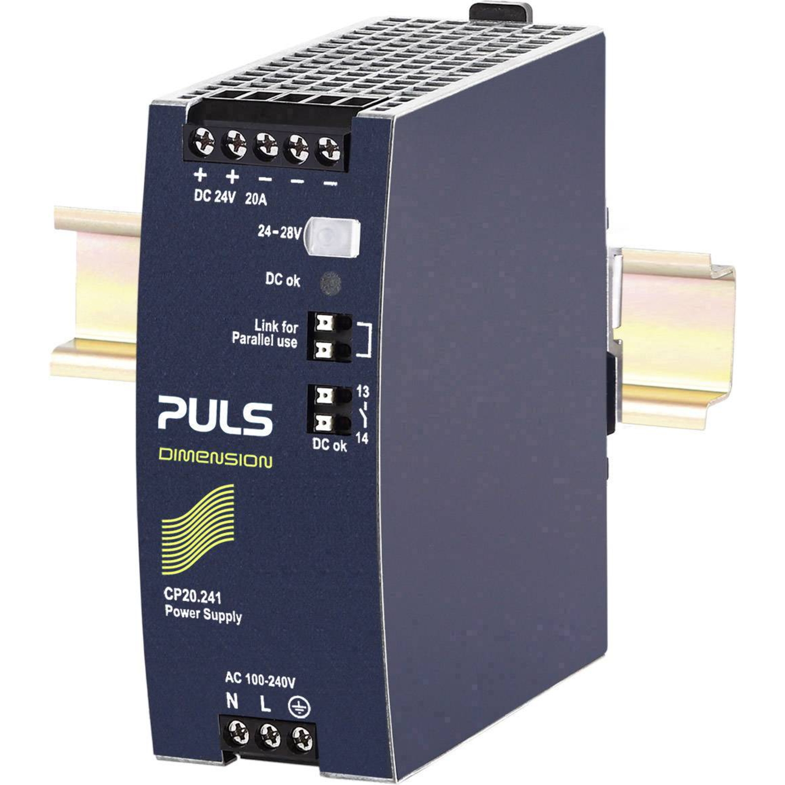 Puls CP20.241 DIN Rail Power Supply Unit DIN Rail 20 A 480 W Contents 1 Pc.