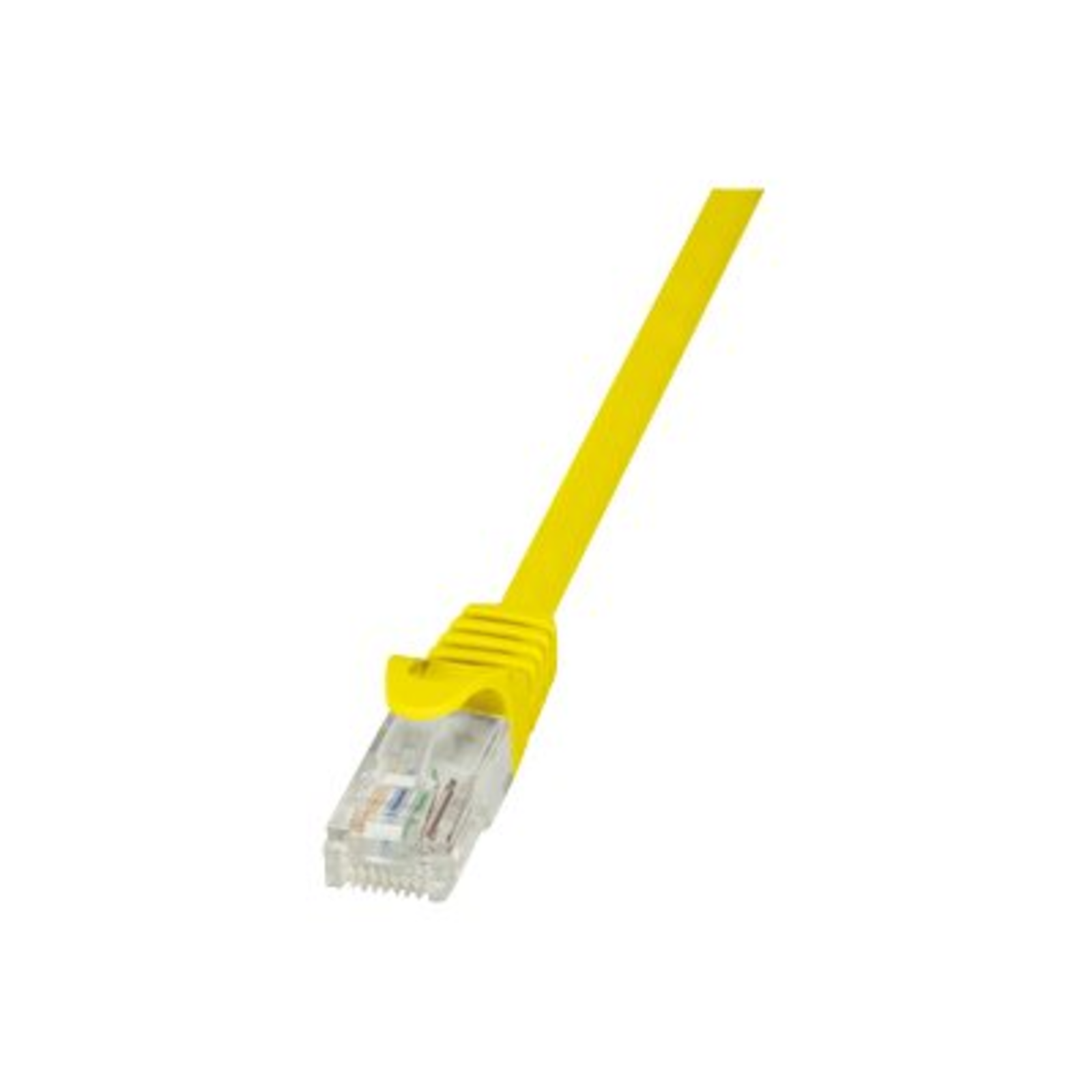 LogiLink CP2067U RJ45 Network Cable Patch CAT 6 U/UTP 3.00 M Yellow with Snap-in Predection 1 Pc.