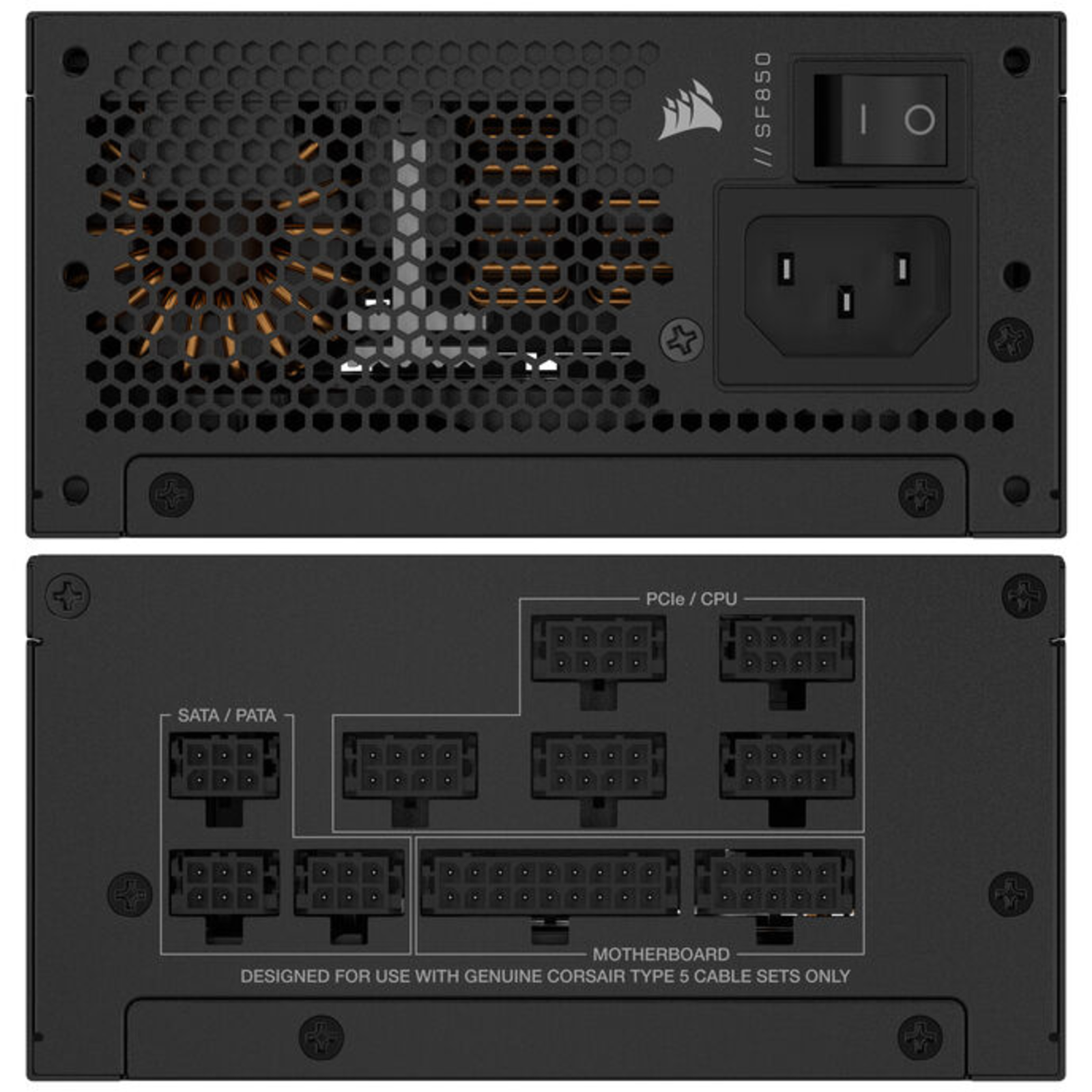Corsair CP-9020256-EU 850 W 100 240 V 47 63 Hz 10 A 10 A 5 A