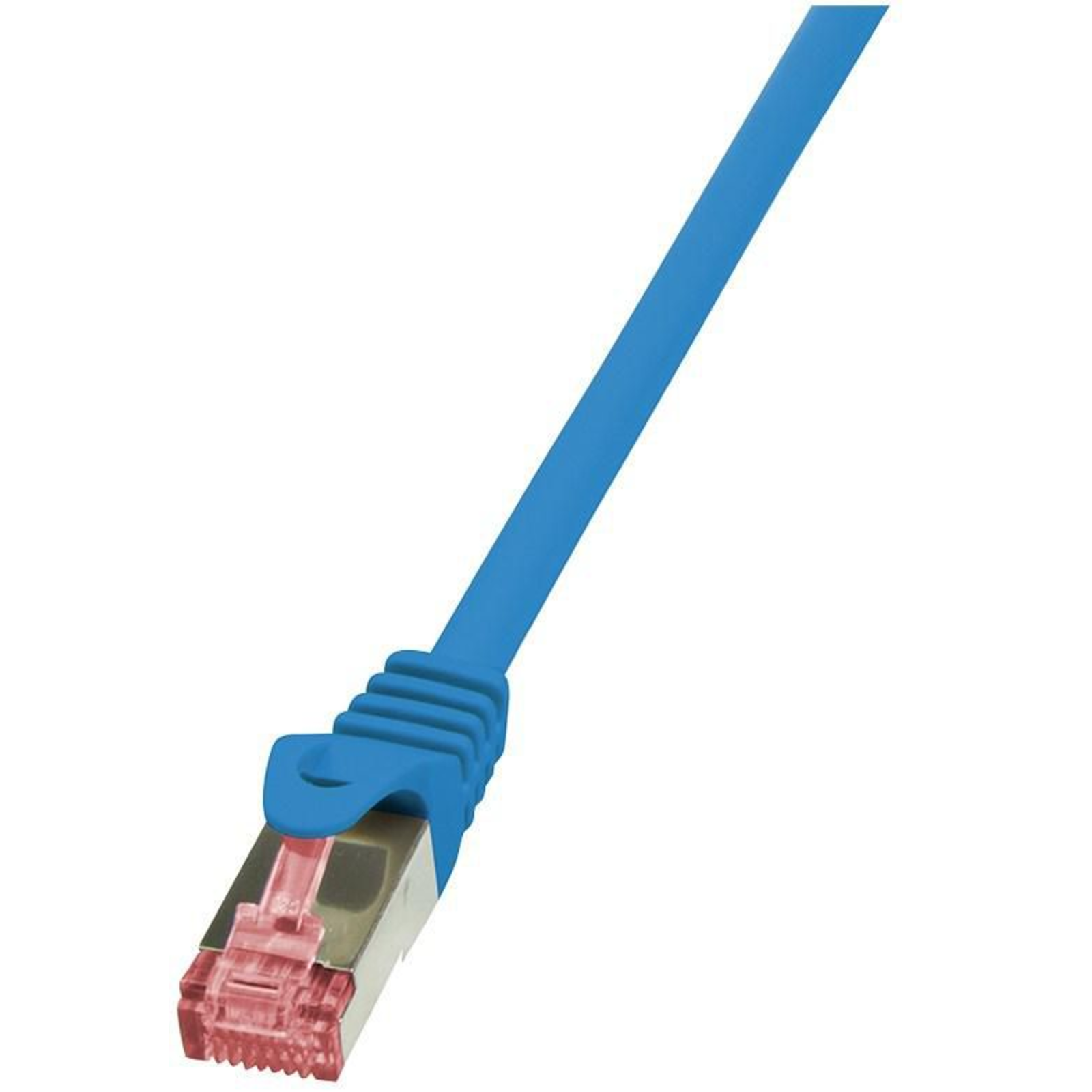 LogiLink Patch Cable Cat. 6 SFTP 10.0 M Blue Shielded PIMF 4 X 2 AWG 277 Pin Assignment 11 Copper