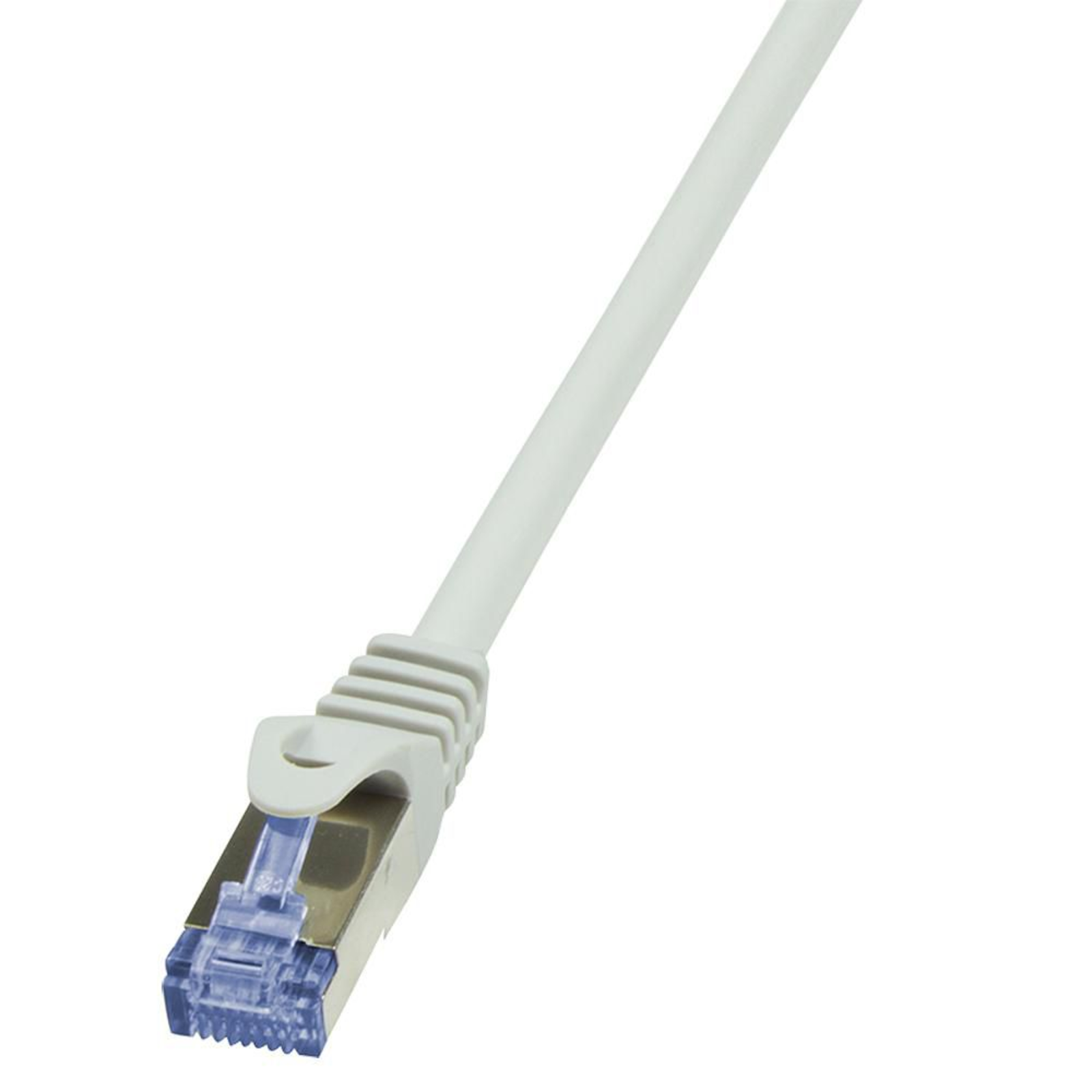 LogiLink CQ3012S S/FTP Patch Cable Cat.6A PrimeLine Gray 0.25m