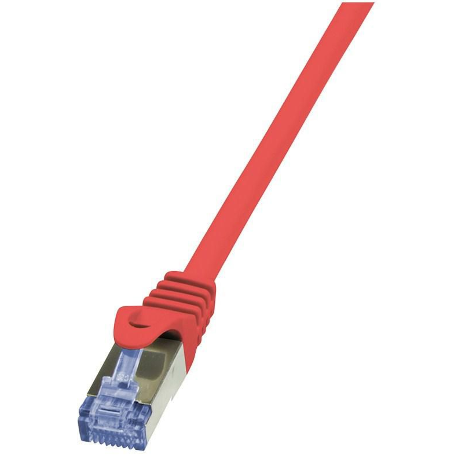 LogiLink Patch Cable Cat. 6A SFTP 2.0 M Red Shielded PIMF 4 X 2 AWG 267 Pin Assignment 11 Copper
