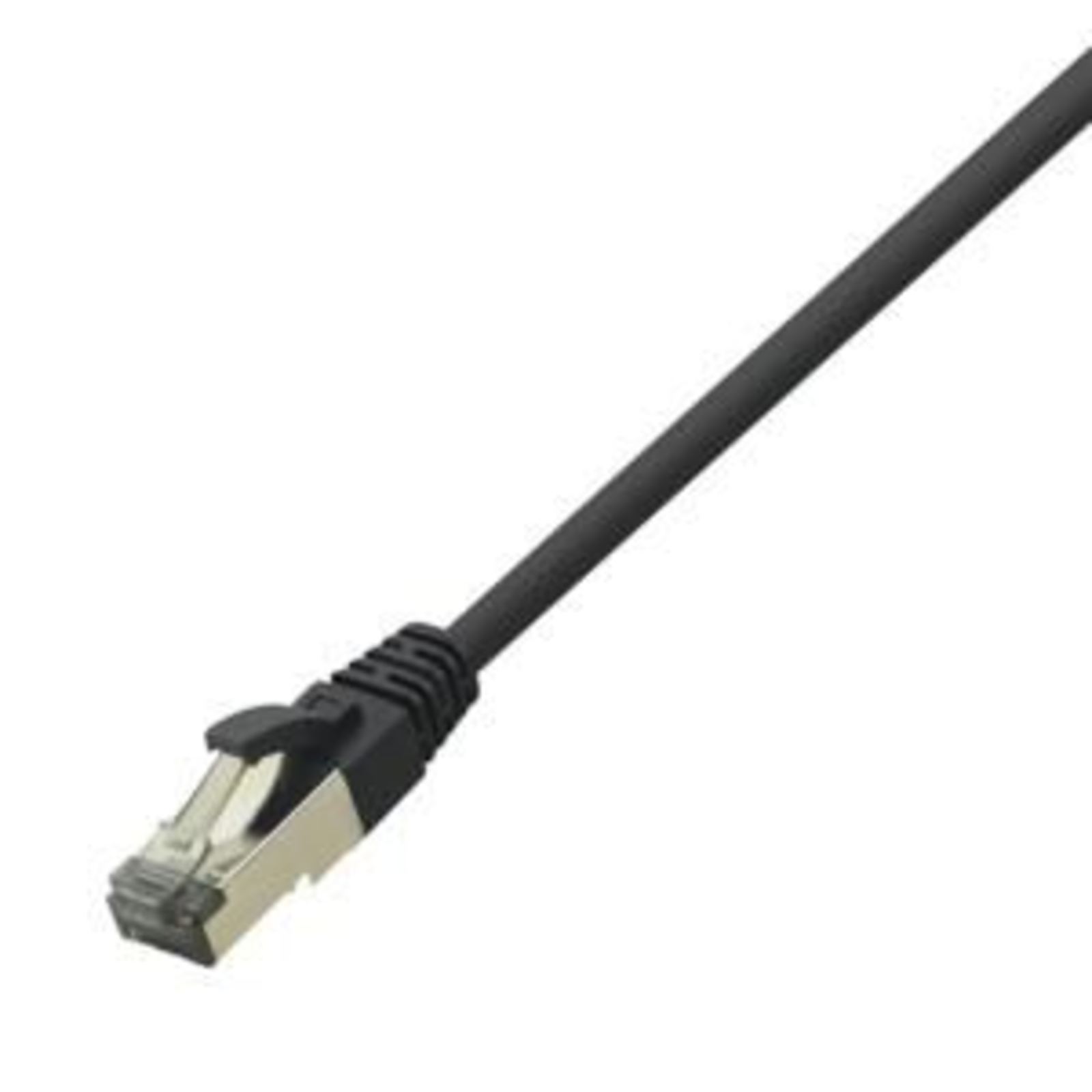 LogiLink CQ8063S RJ45 Network Cable Patch Cable CAT 8.1 S/FTP 3.00 M Black Halogen-free 1 Pc.