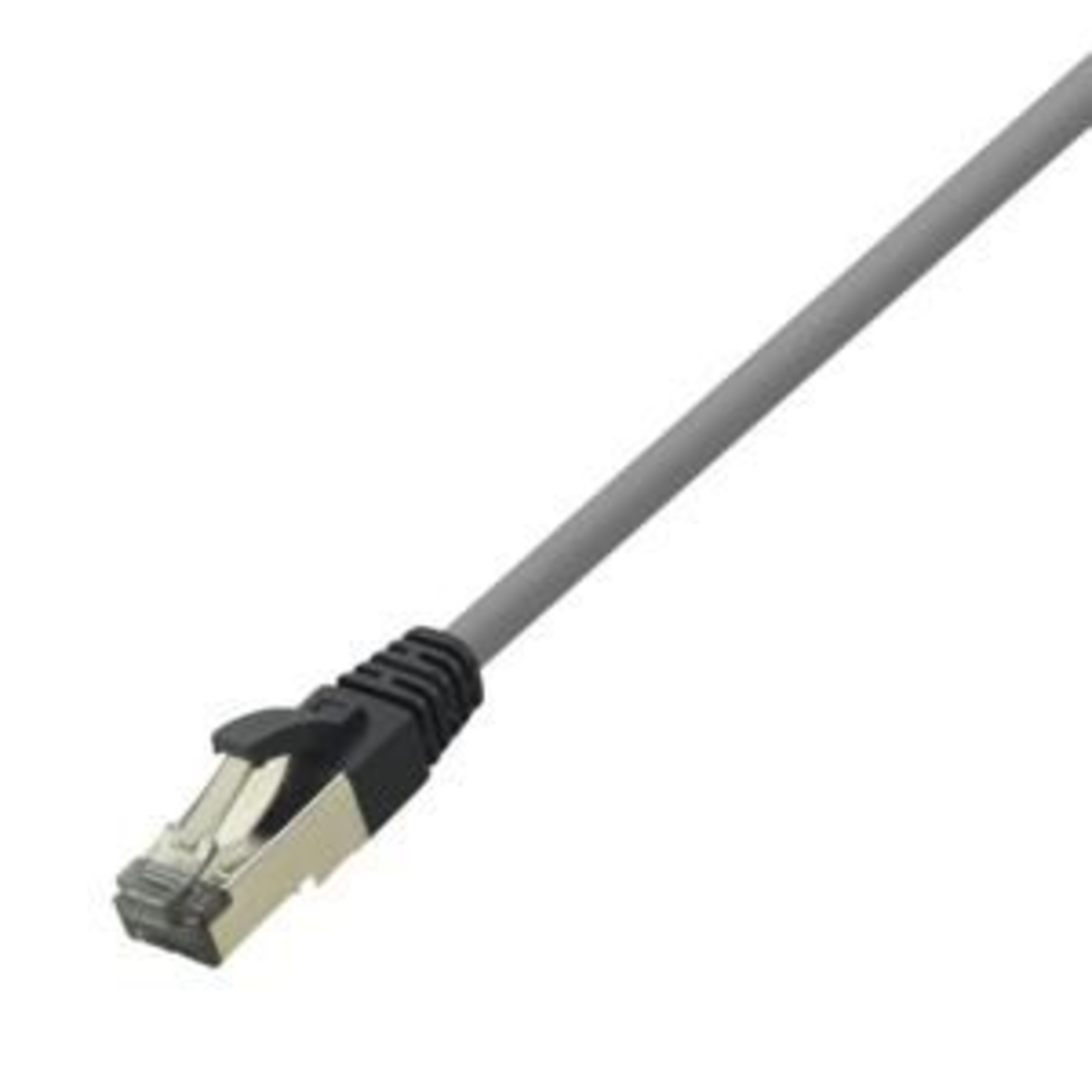 LogiLink CQ8092S RJ45 Network Cable Patch Cable CAT 8.1 S/FTP 10.00 M Light Grey Halogen-free 1 Pc.