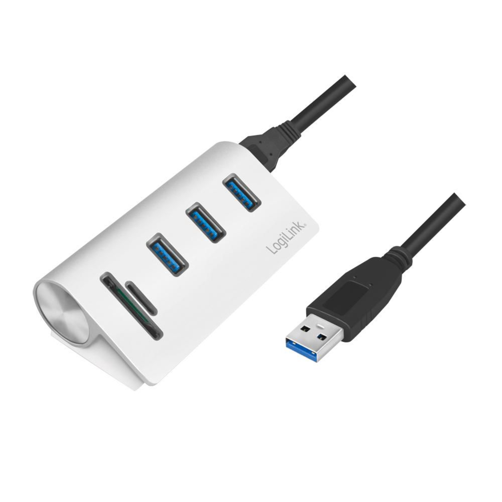 LogiLink 3-port USB30 with Card Reader