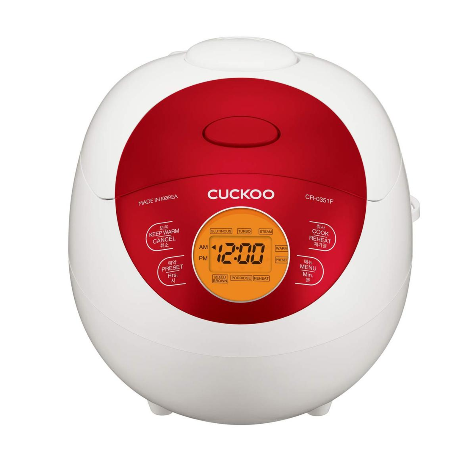 Cuckoo Rice Cooker 0.54l CR-0351F 3D Heat System Keep Warm