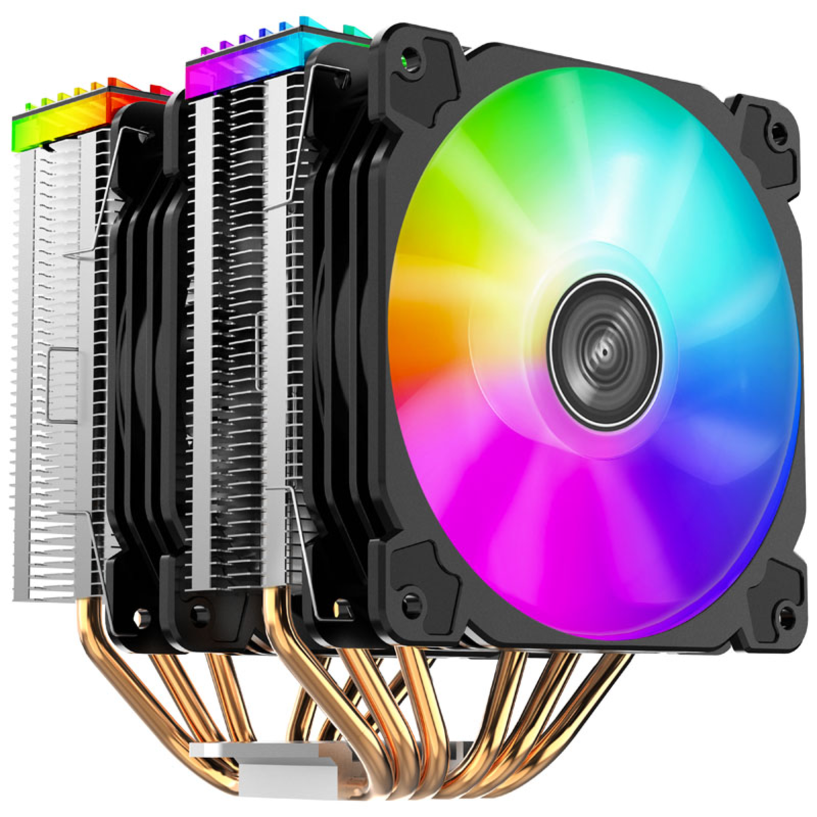 jonsbo CR-2000 GT CPU-Cooler Dual Tower ARGB 2x 120mm Black