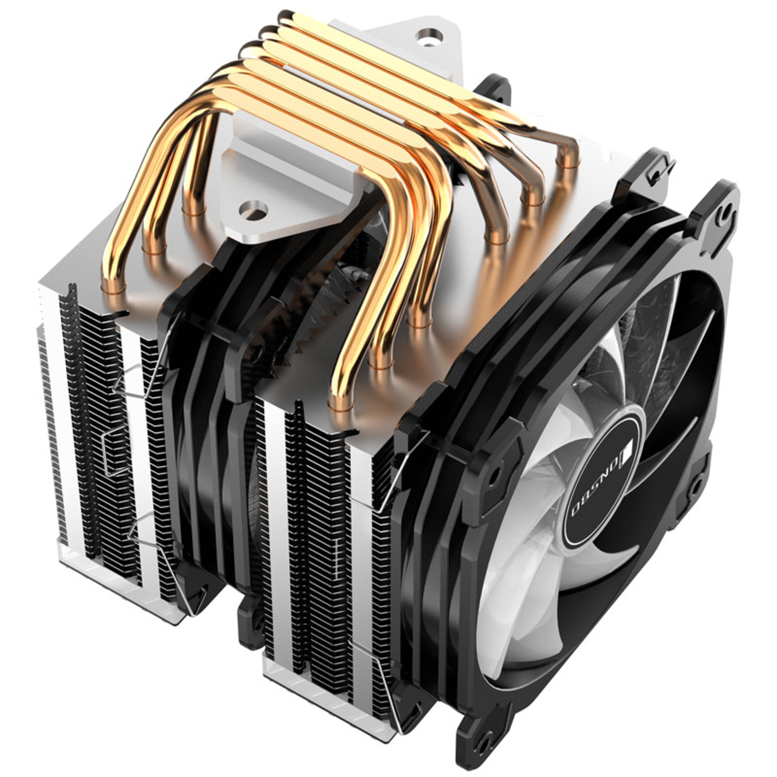 jonsbo CR-2000 GT CPU-Cooler Dual Tower ARGB 2x 120mm Black