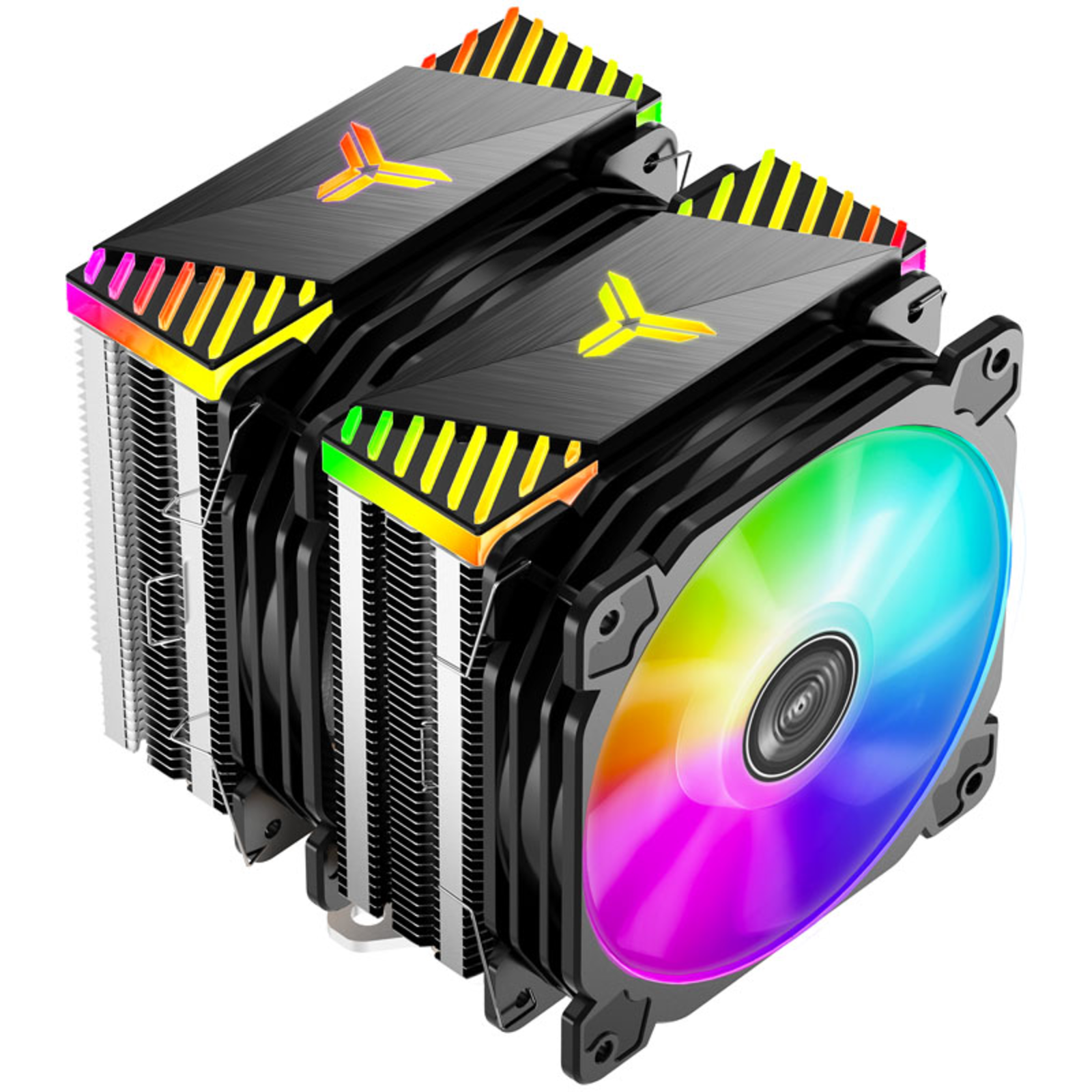 jonsbo CR-2000 GT CPU-Cooler Dual Tower ARGB 2x 120mm Black
