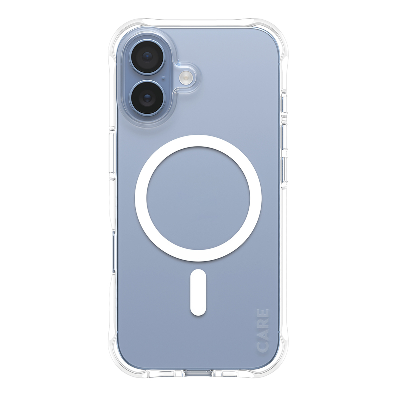 PanzerGlass CARE Fashionable Case Samba transparent with White MagSafe IPhone 17