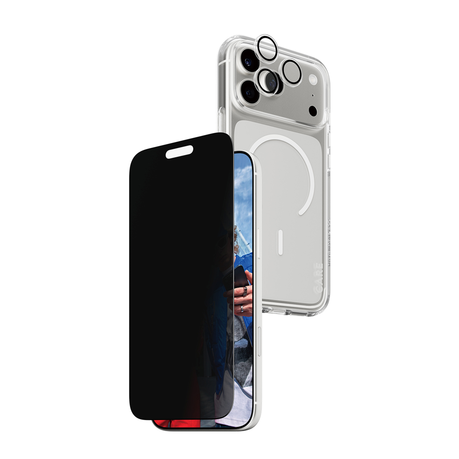 PanzerGlass CARE 3-in-1 Flagship Privacy Bundle IPhone 17 Pro Max