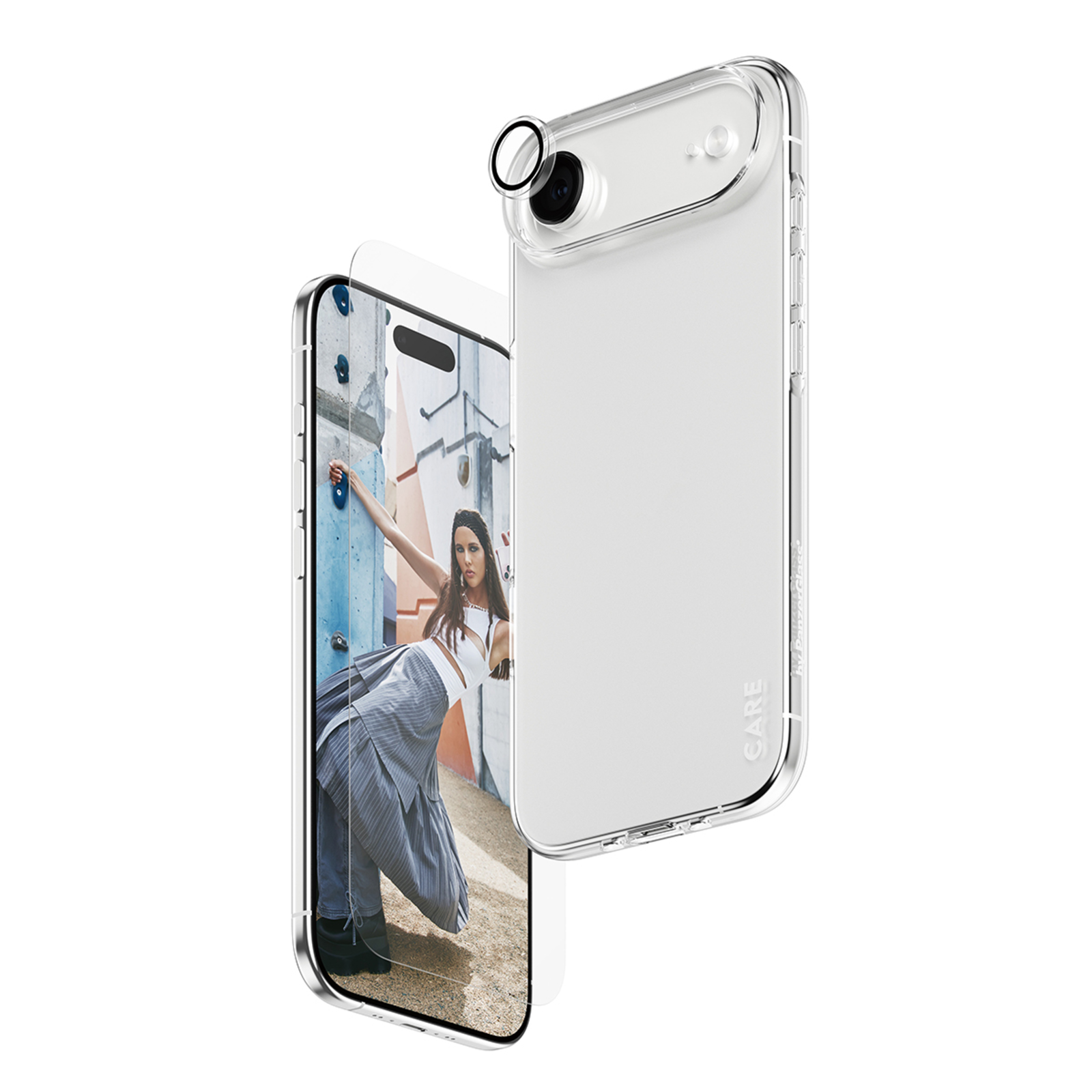 PanzerGlass SAFE. CARE 3-in-1 Fashionable Combo Bundle IPhone 17 Air
