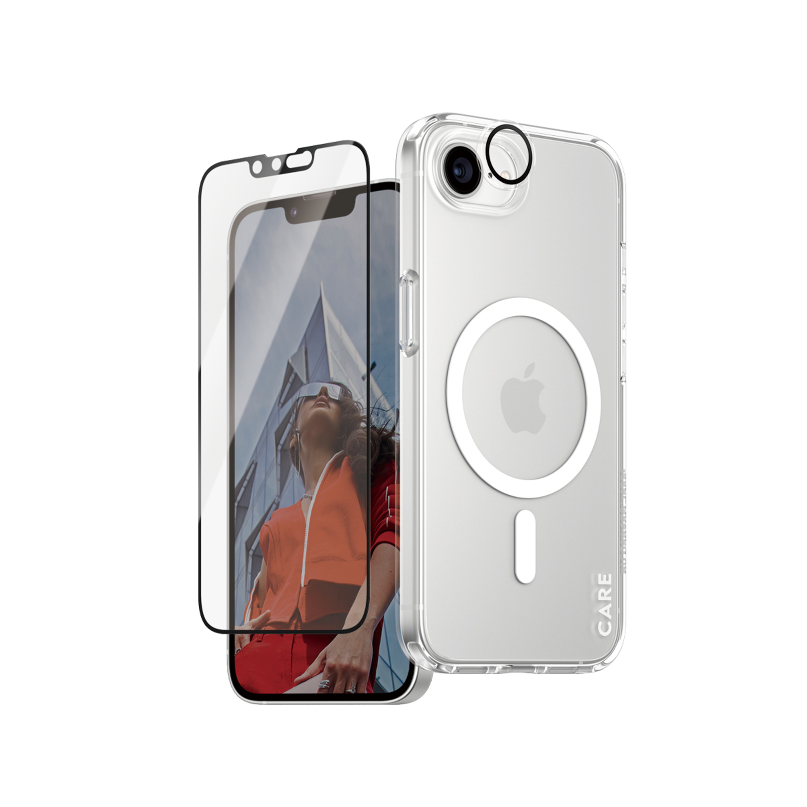 PanzerGlass CARE Flagship 3-in-1 Bundle IPhone SE 2025