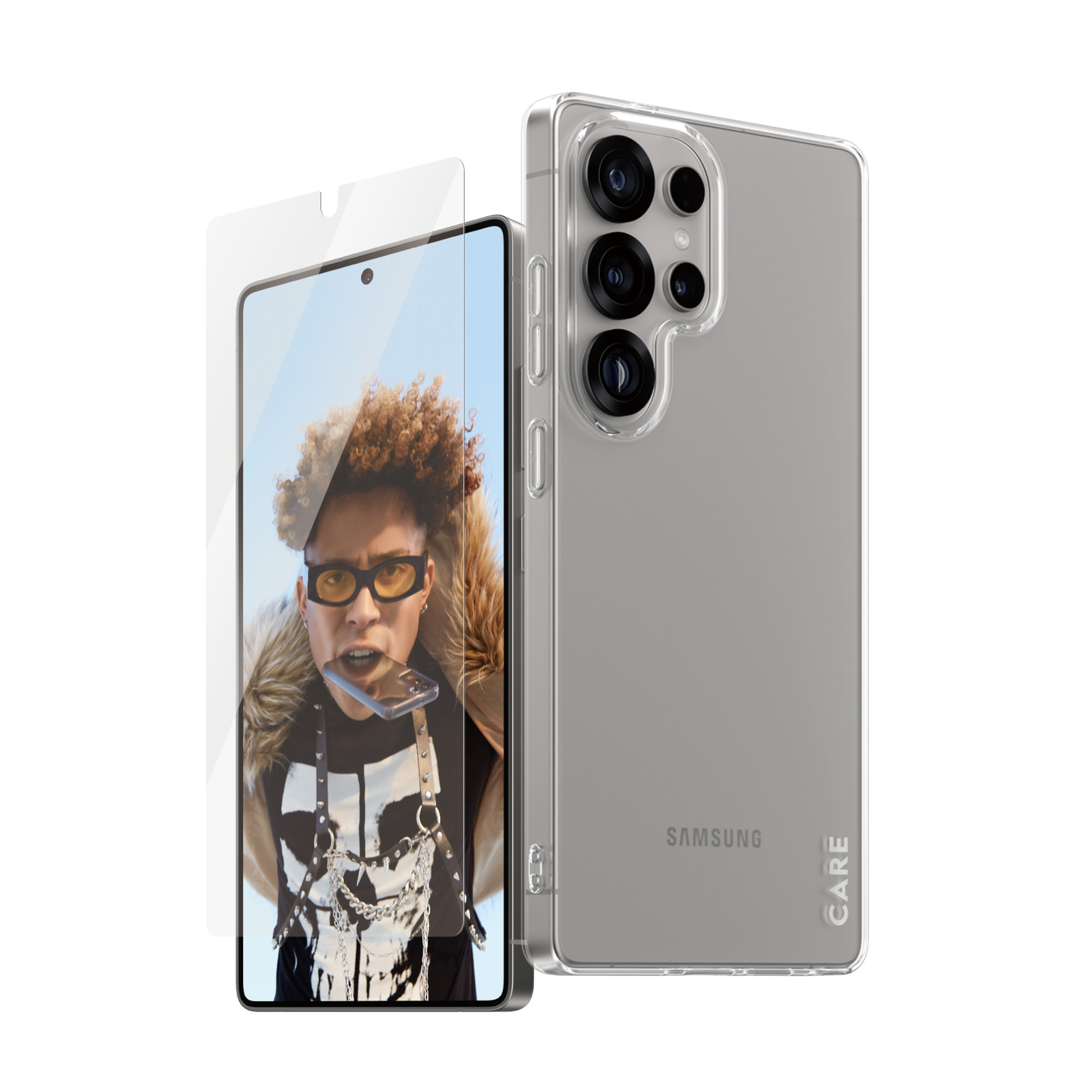PanzerGlass CARE by X-Ray Back Cover Mobile Phone 2-in-1 100per Cent Recycled Thermoplastic