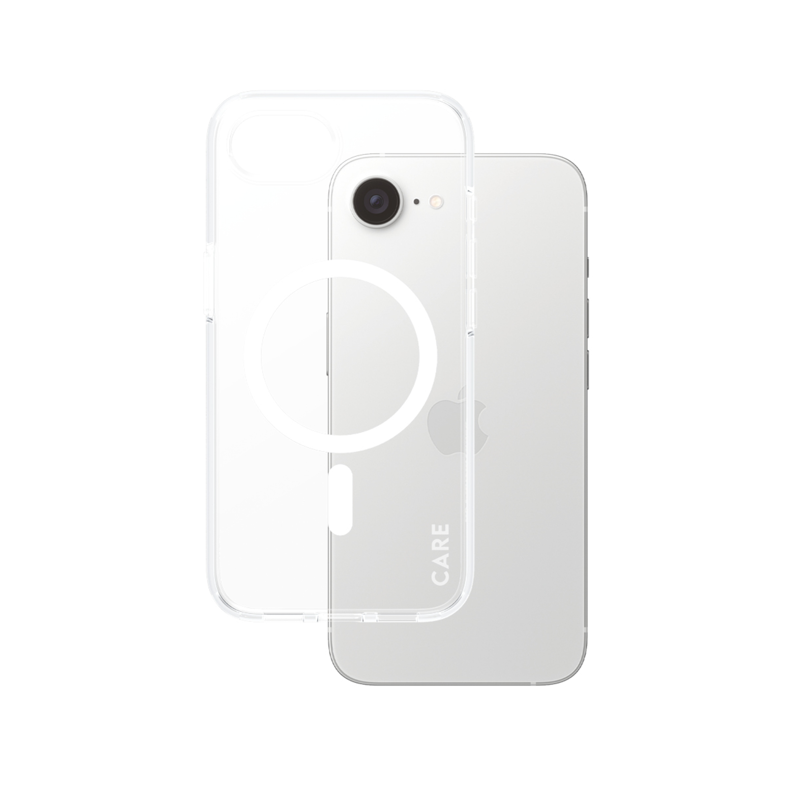 PanzerGlass CARE by Flagship Case transparent Urban Combat W. White MagSafe IPhone