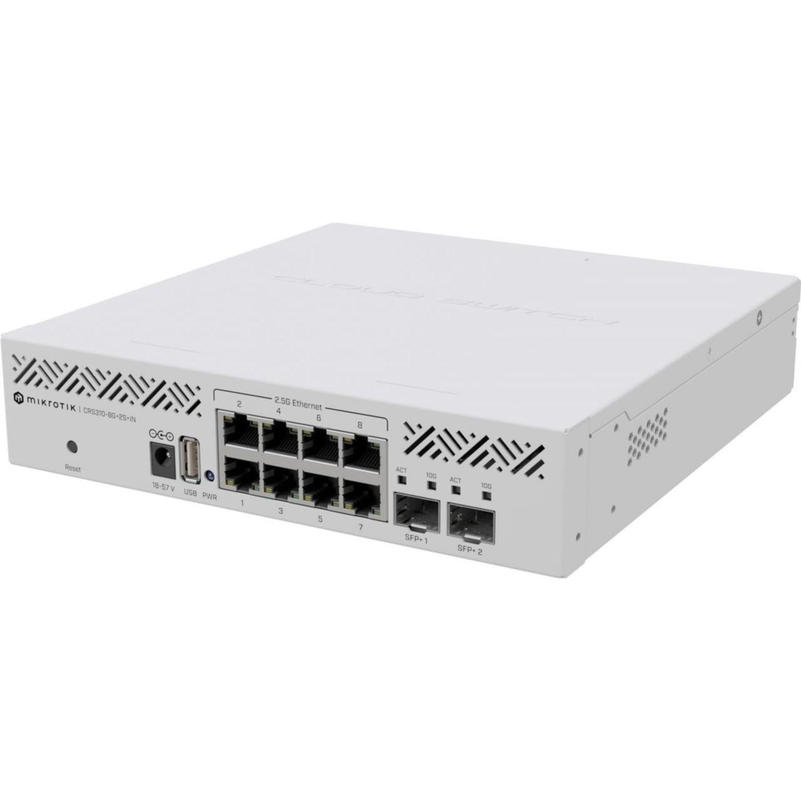 Mikredik CRS310-8G+2S+IN Switch 10-ports 10 Gigabit Ethernet 2.5 Gigabit Ethernet