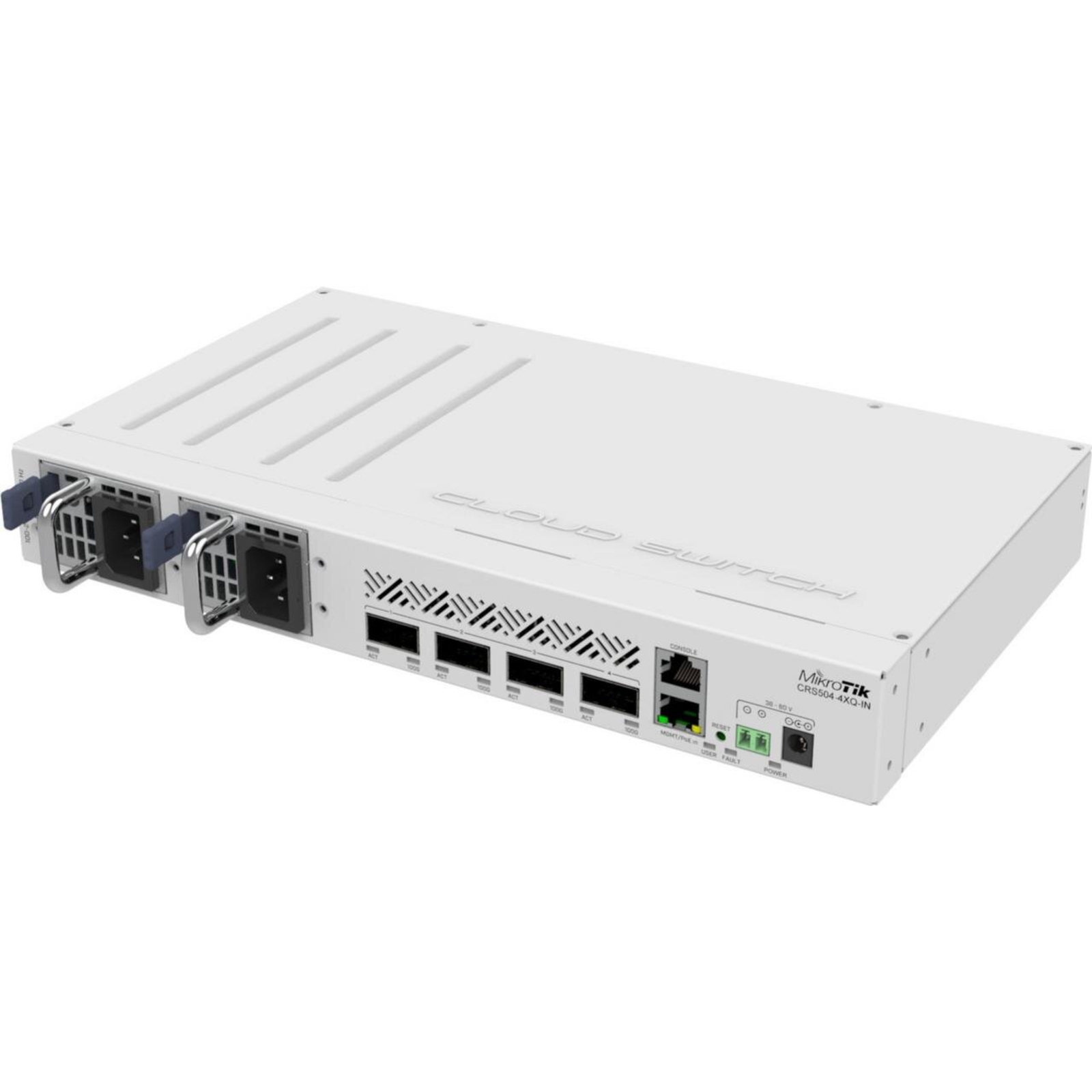 Mikredik CRS504-4XQ-IN 4x 100GbE QSFP28 1x10100 RJ45