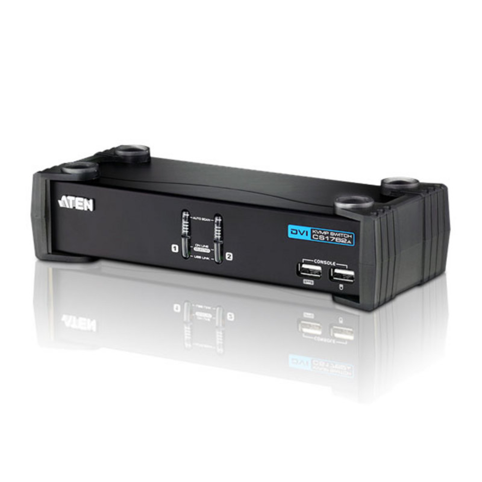 ATEN CubiQ CS1762A KVM/audio Switch 2 Ports