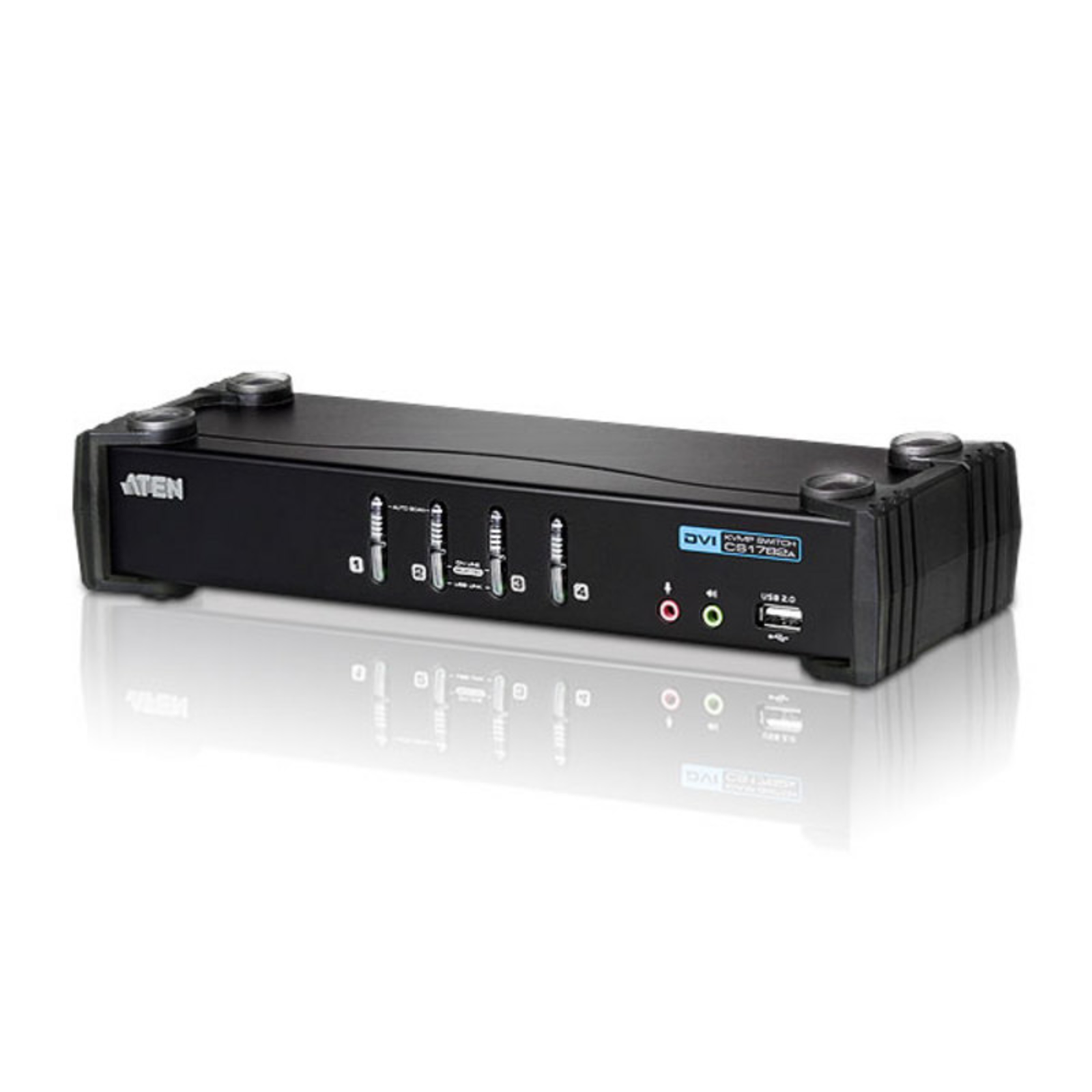 ATEN CubiQ CS1764A KVM/Audio Switch 4 X KVM/Audio (CS1764A-AT-G)