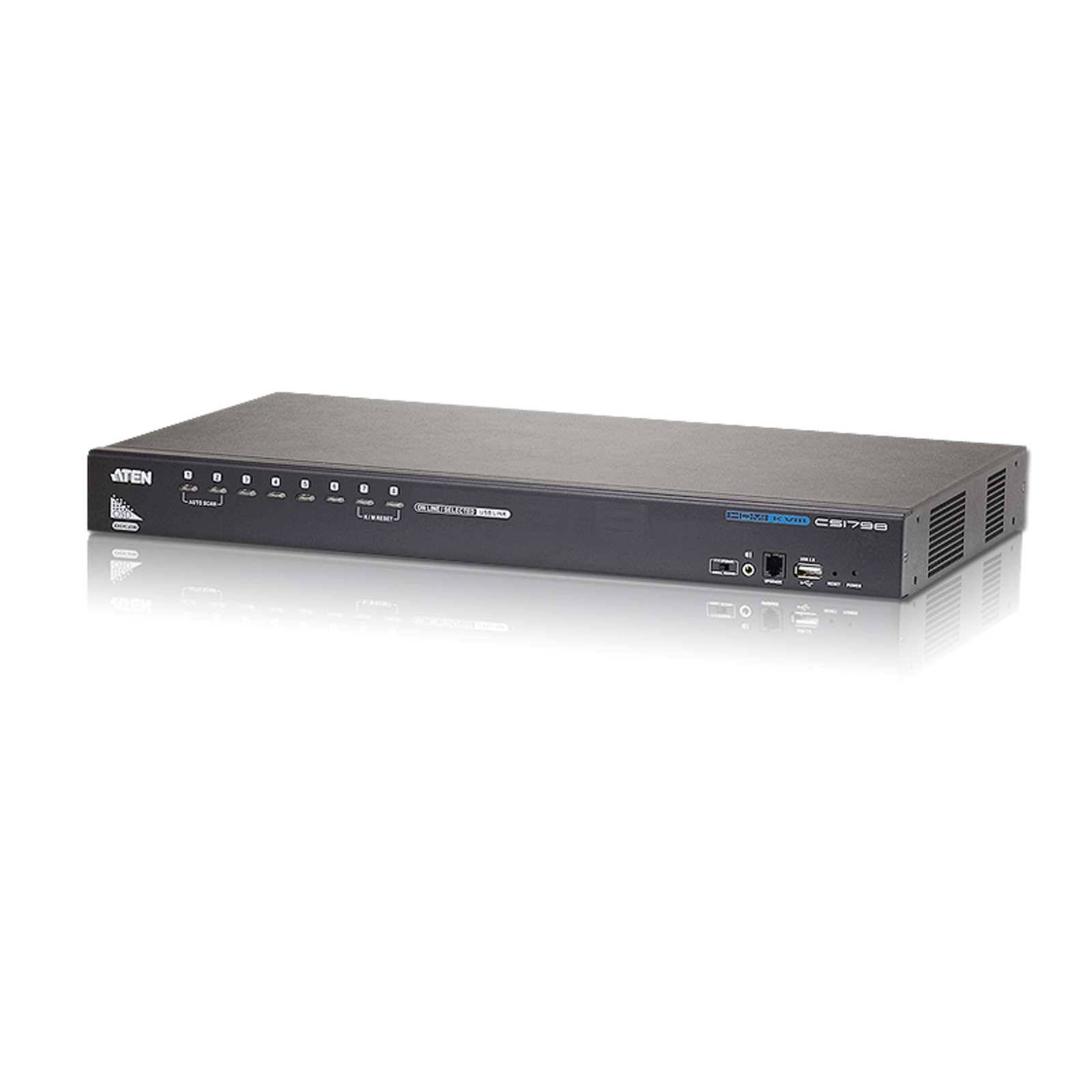 ATEN 8-Port USB HDMI KVM Switch with USB Periphe