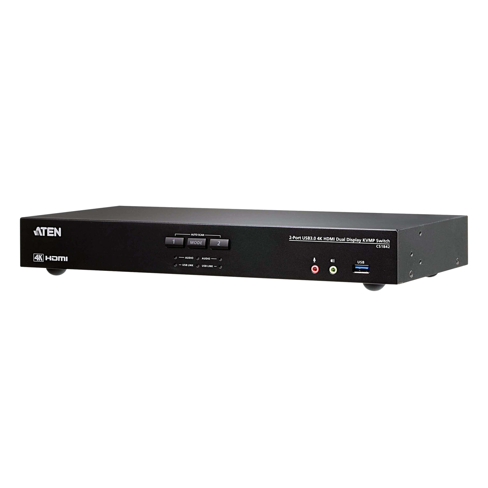 ATEN CS1842 2-Port USB 3.0 4K HDMI Dual Display KVMP Switch KVM/Audio/USB Switch 2 Ports