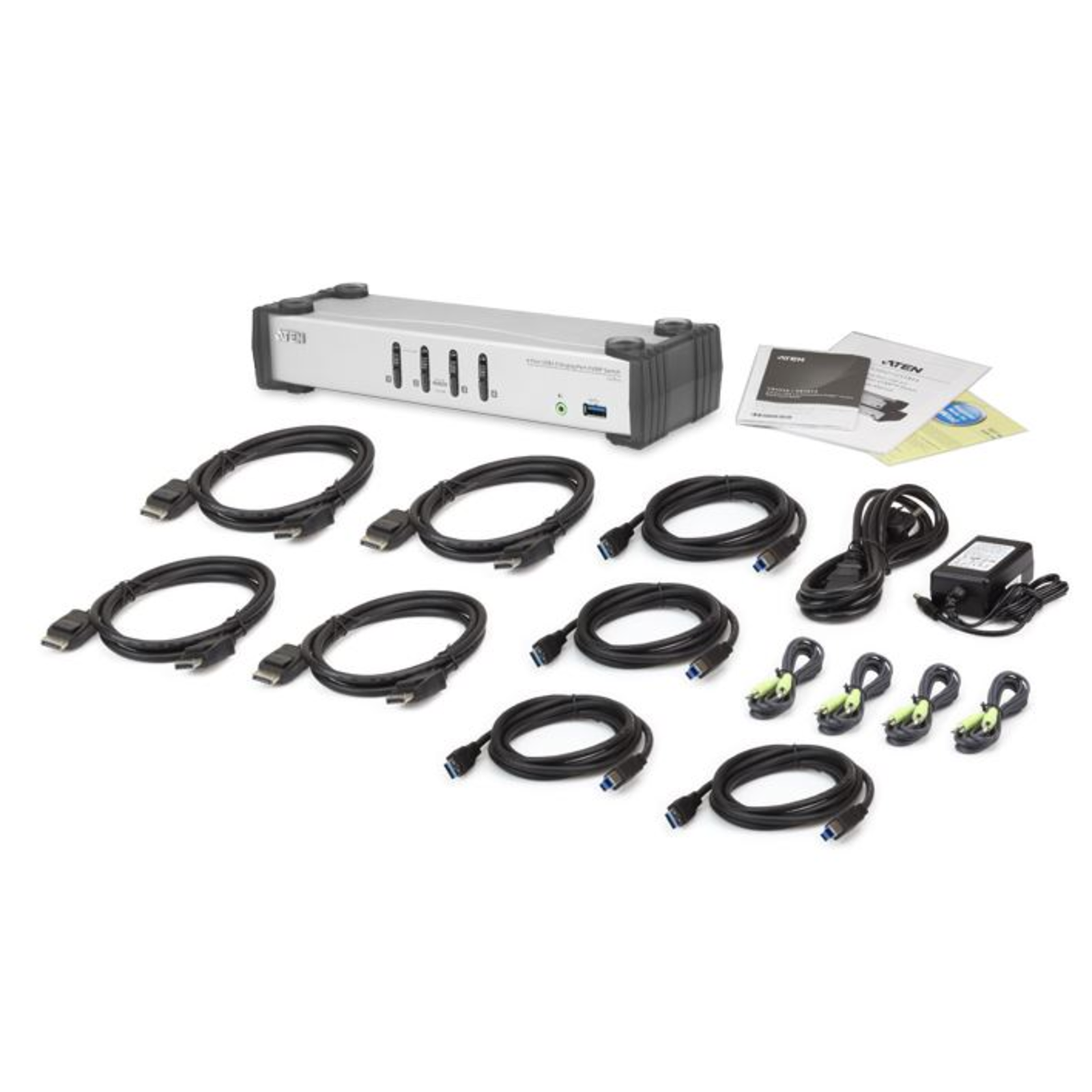 ATEN CS1914 KVMP Switch KVM/Audio/USB Switch 4 Ports