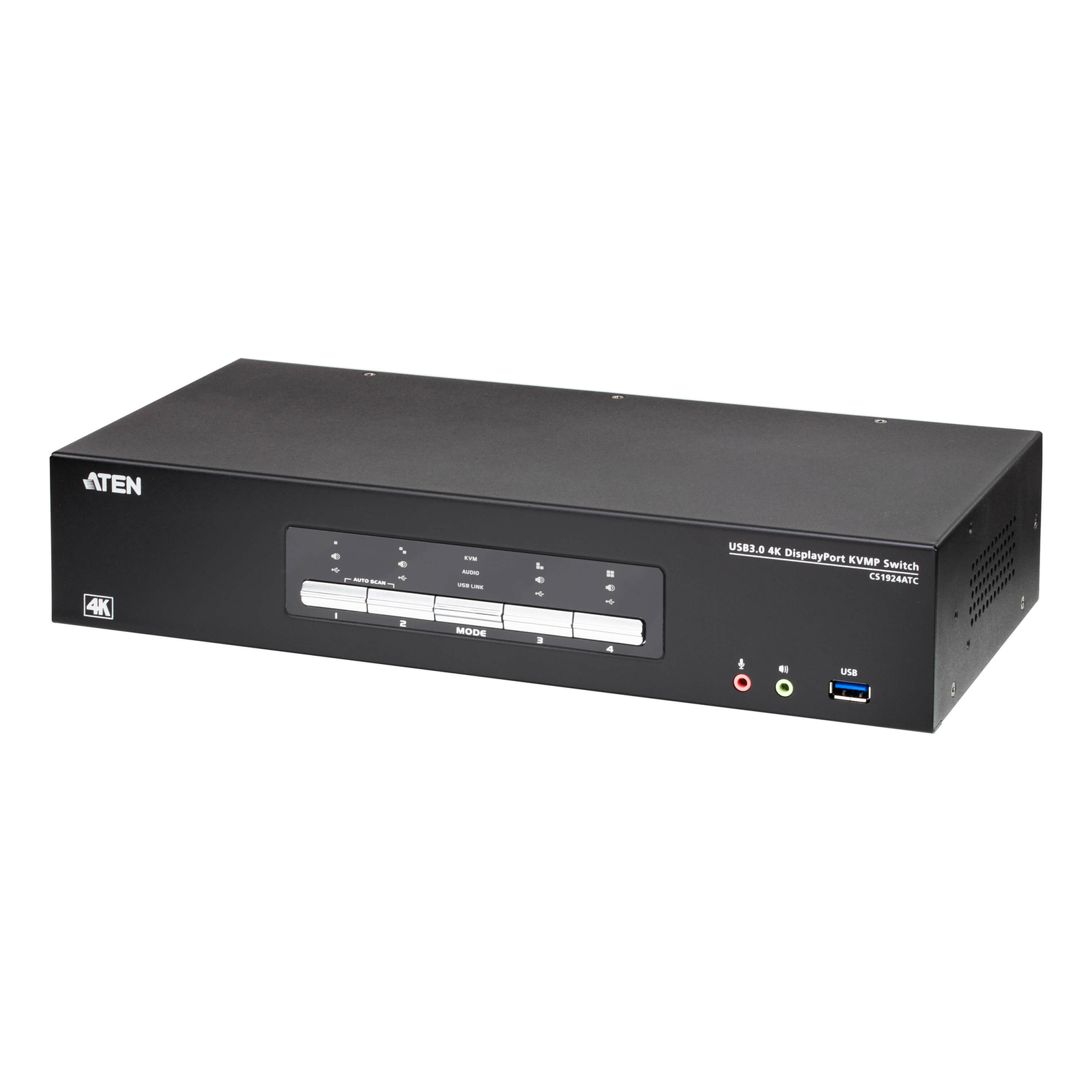 ATEN CS1924ATC 4-Port USB 3.0 4K DisplayPort KVM Switch for ATC