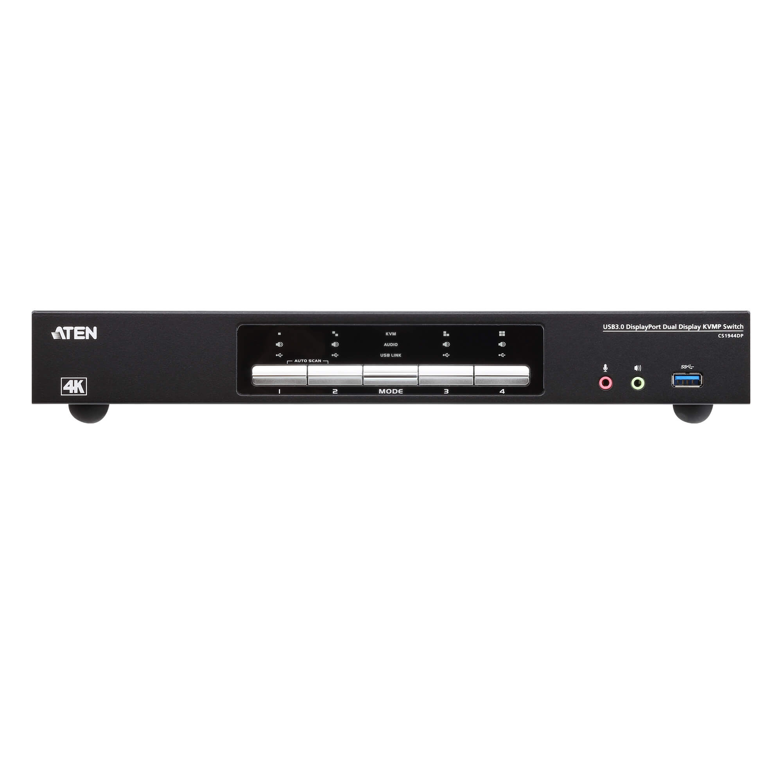 ATEN CS1944DP KVM/Audio/USB Switch 4 Ports
