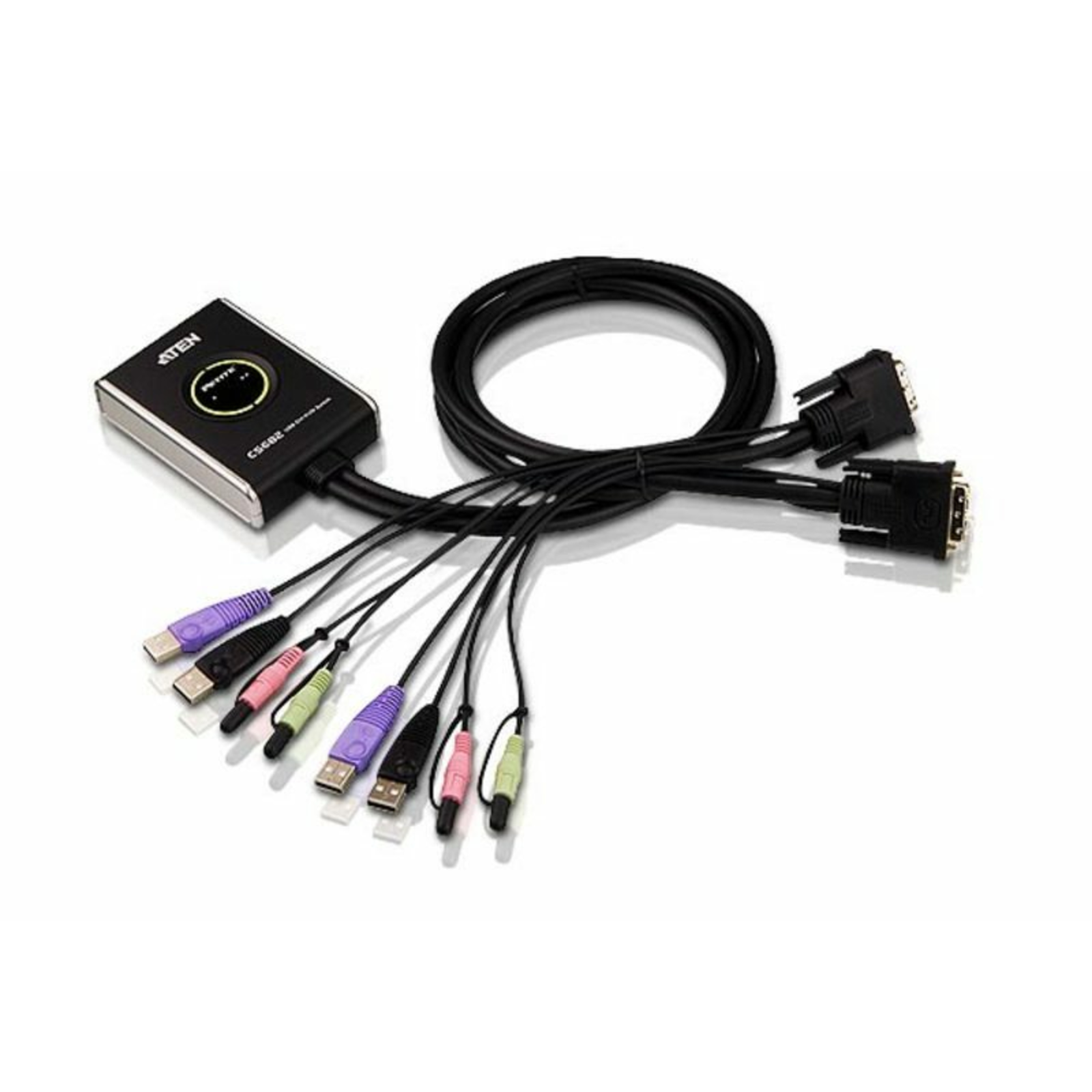 ATEN CS682 KVM/Audio/USB Switch 2 Ports