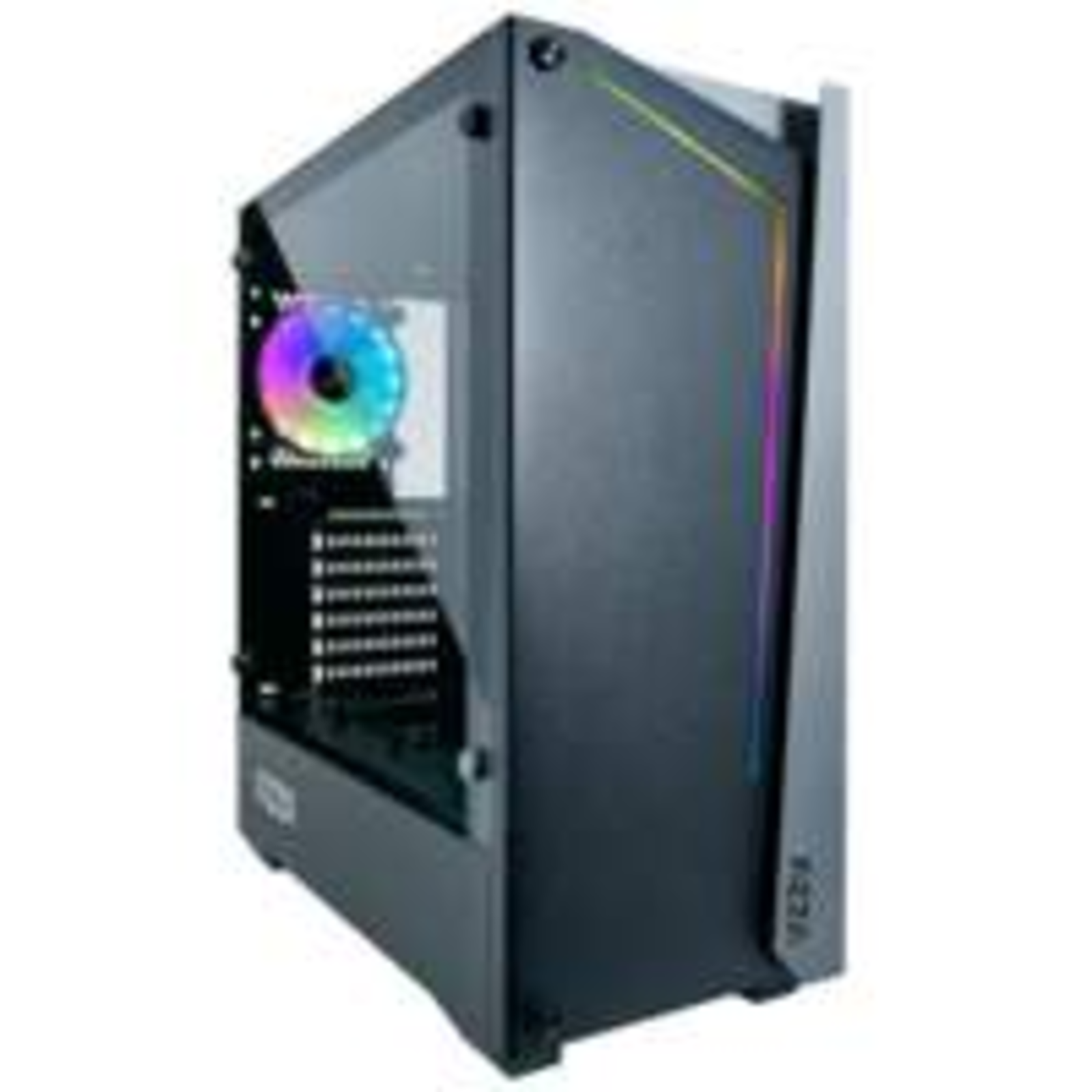 AZZA Apollo 430B-DF2 GAMING Steelfront Black 1xDigital RGB Retail
