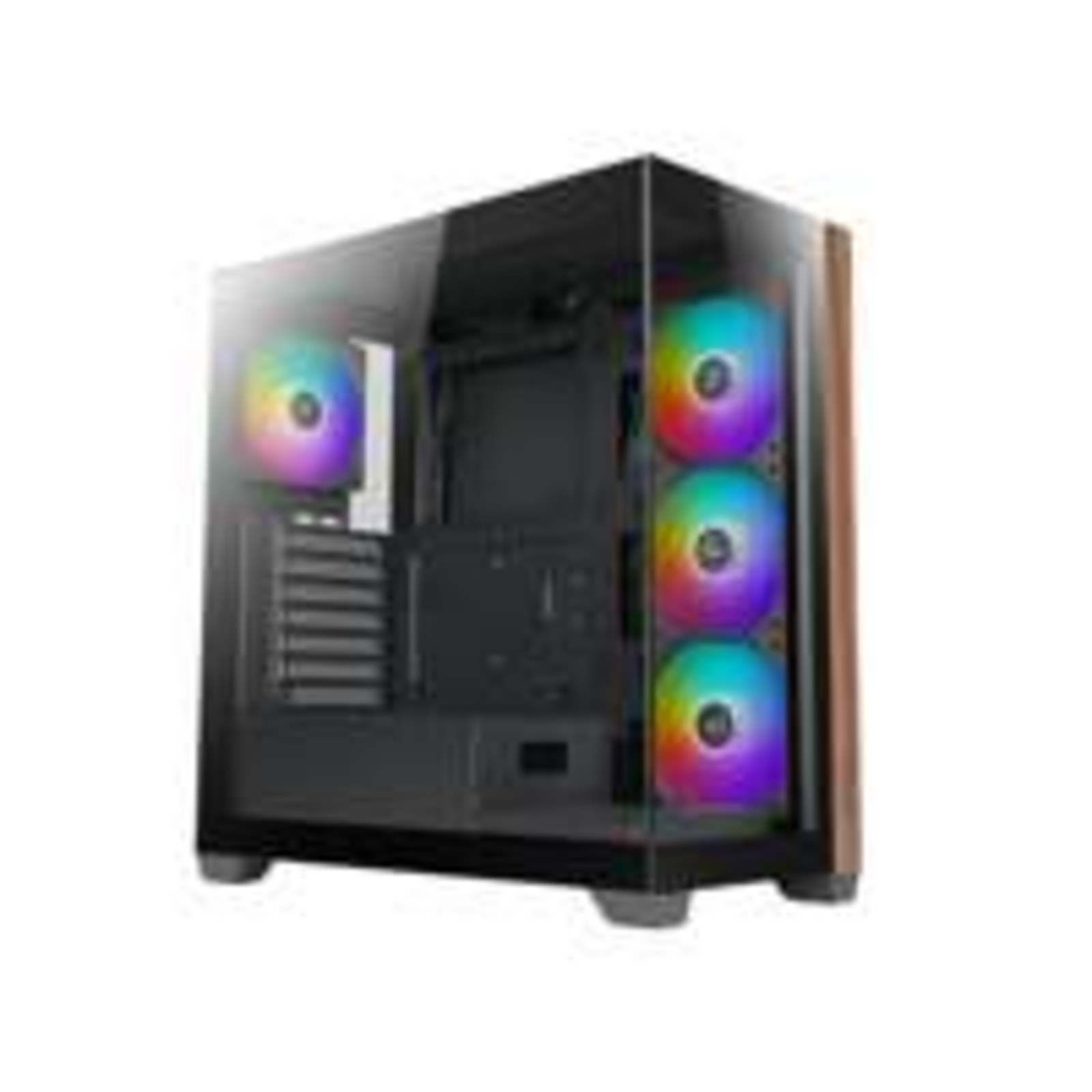 Azza Neptune RGB ATX Mid Tower Case with Glass Panels (Black/Brown)
