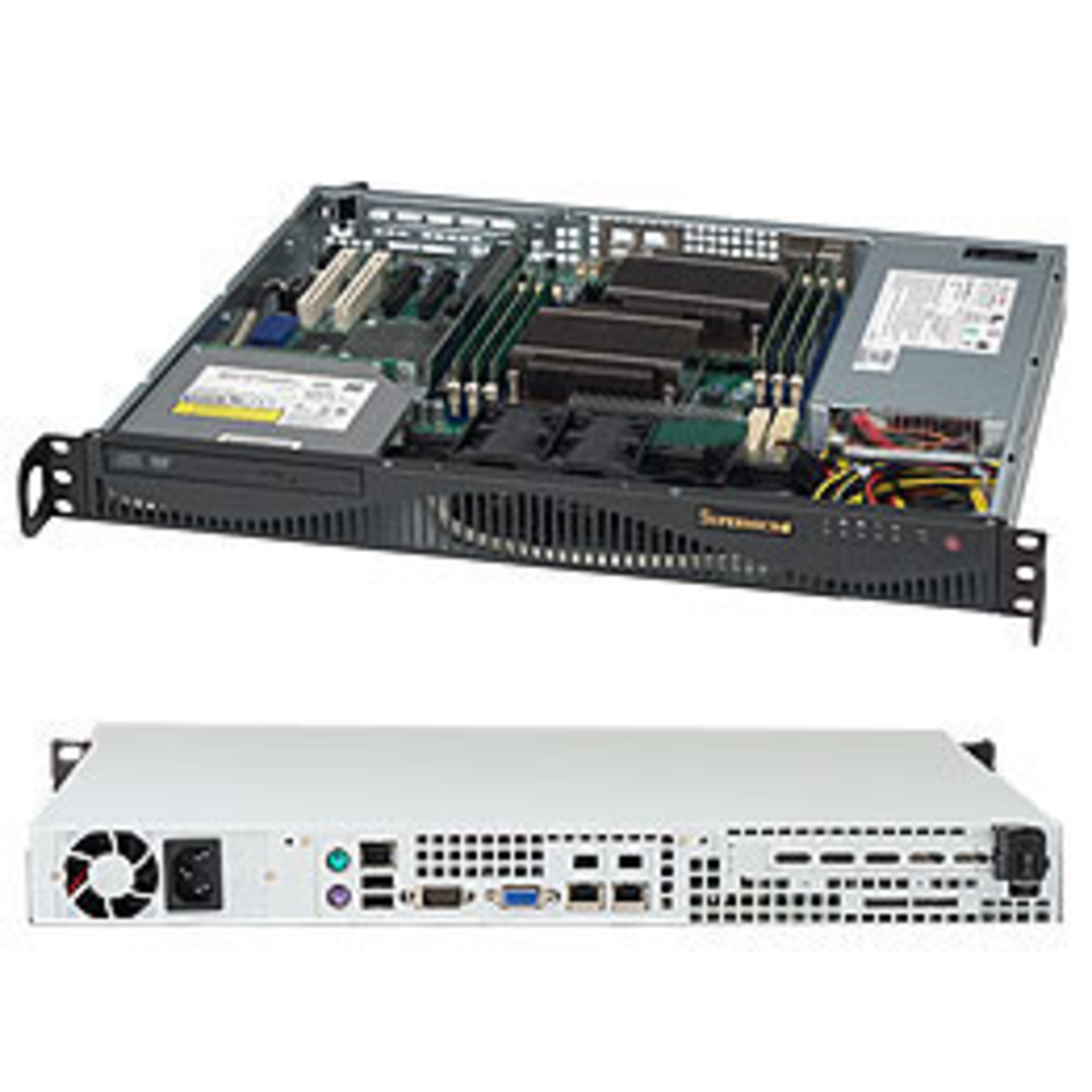 Supermicro SC512 F-350B1 Rack Mount 1U
