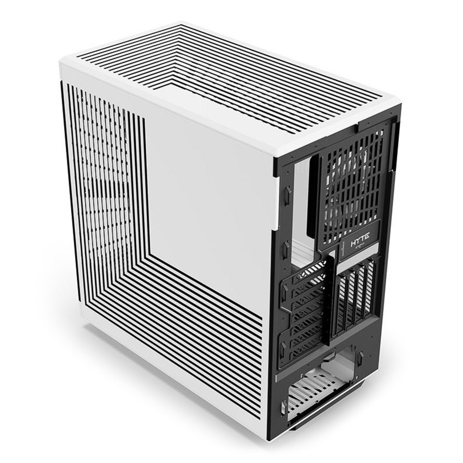 HYTE Y40 White Black Tempered Glass