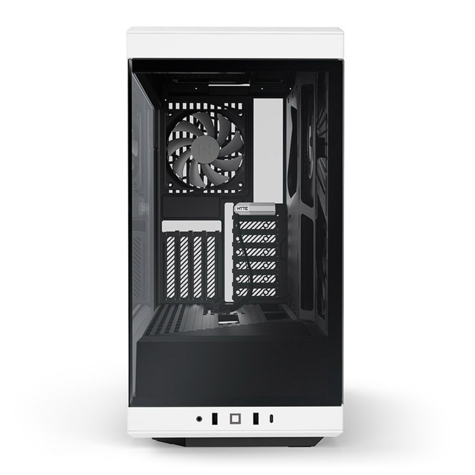 HYTE Y40 White Black Tempered Glass