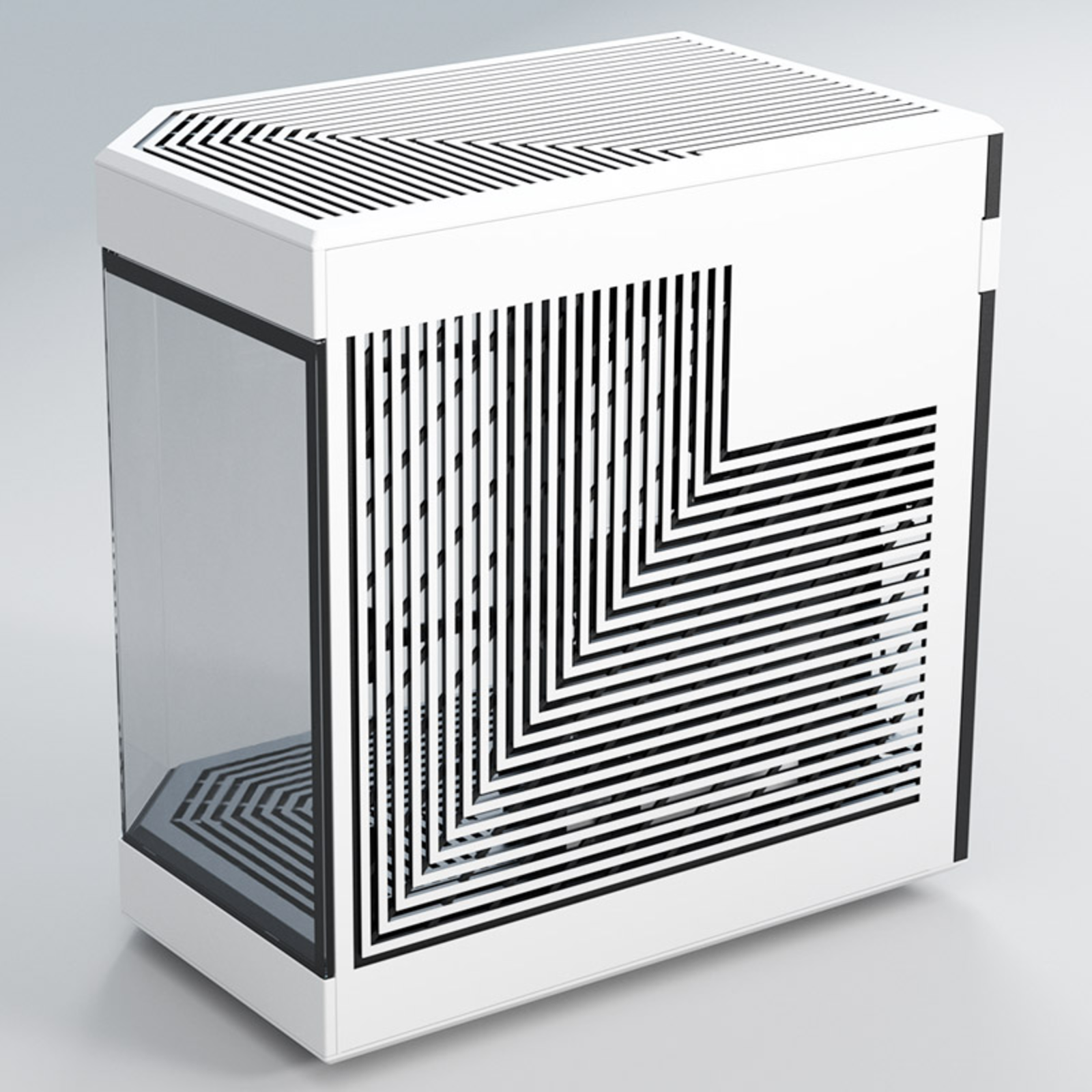 HYTE Y60 White/black Tempered Glass