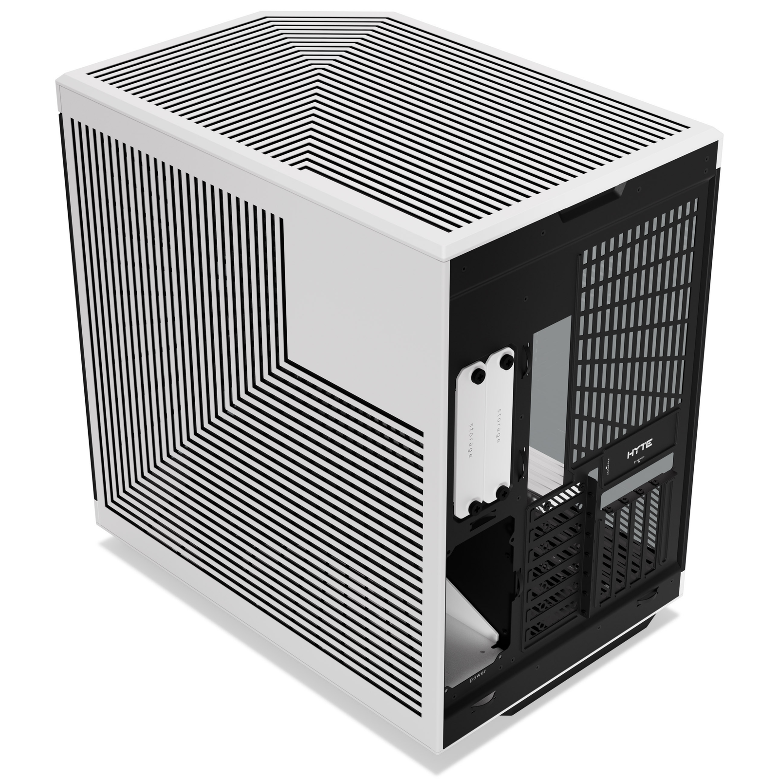 HYTE Y70 Black/white Tempered Glass